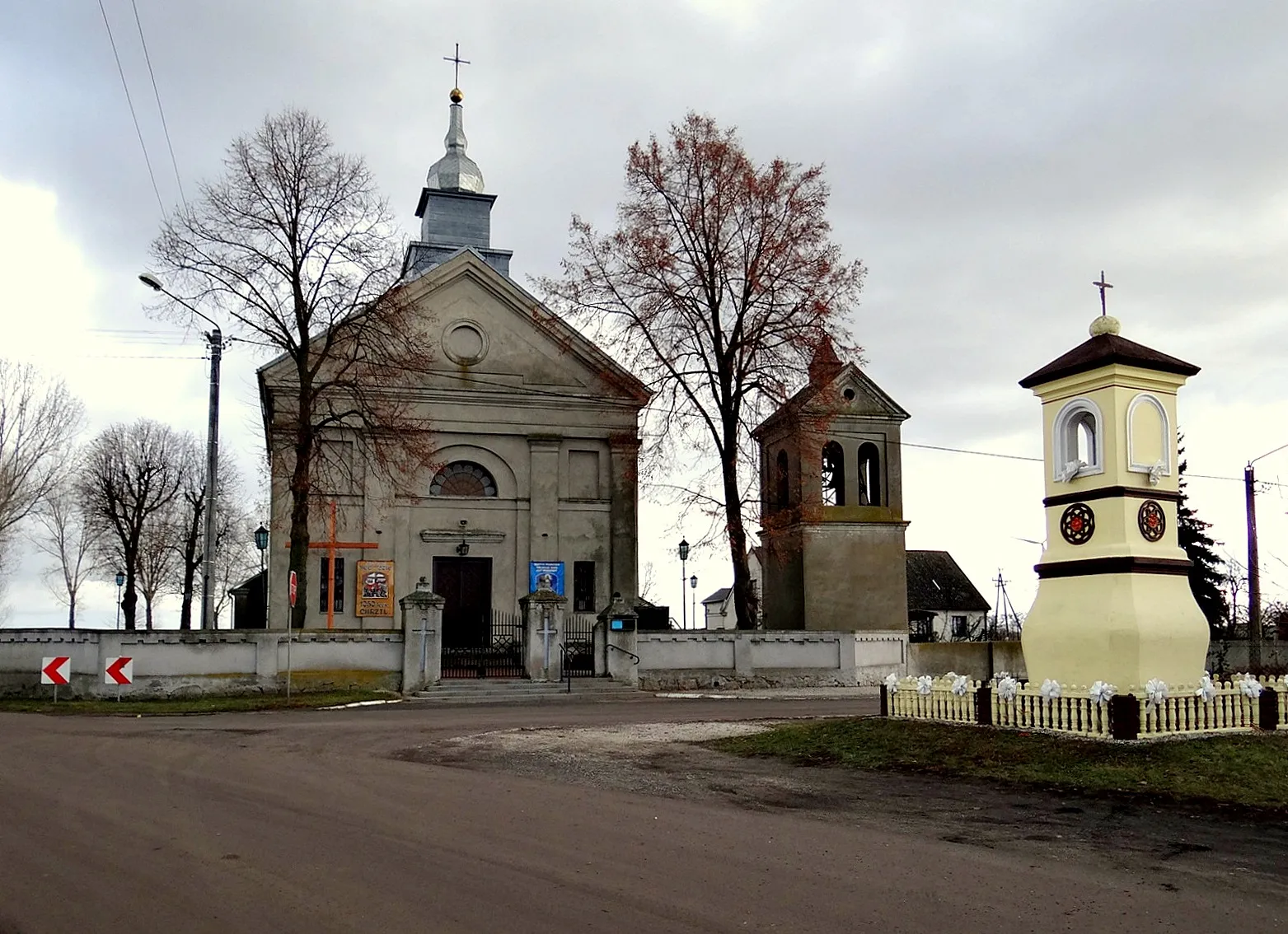 Photo showing: Broniewo. Kościół św. Wojciecha z 1860 r.