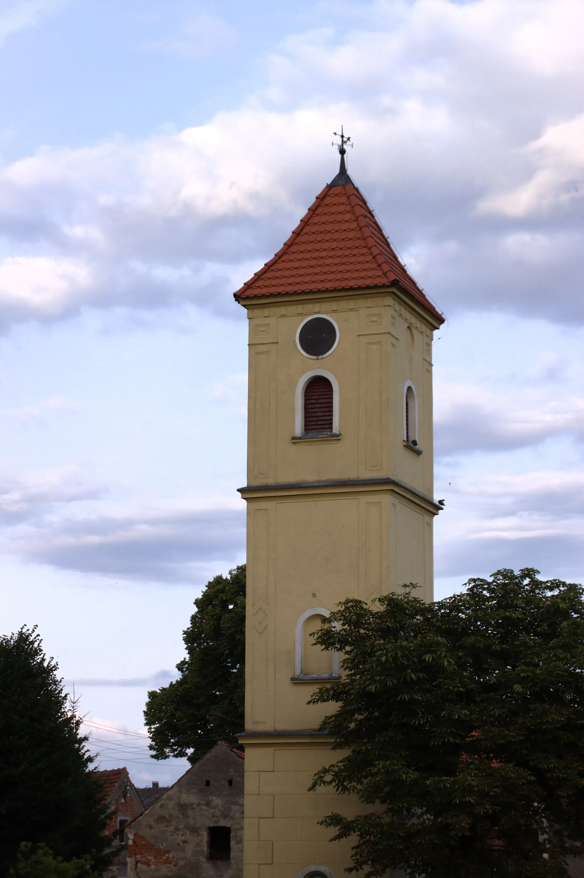 Photo showing: Most likely a bell tower in the village of Piekary, South Silesian Voivodeship, Poland