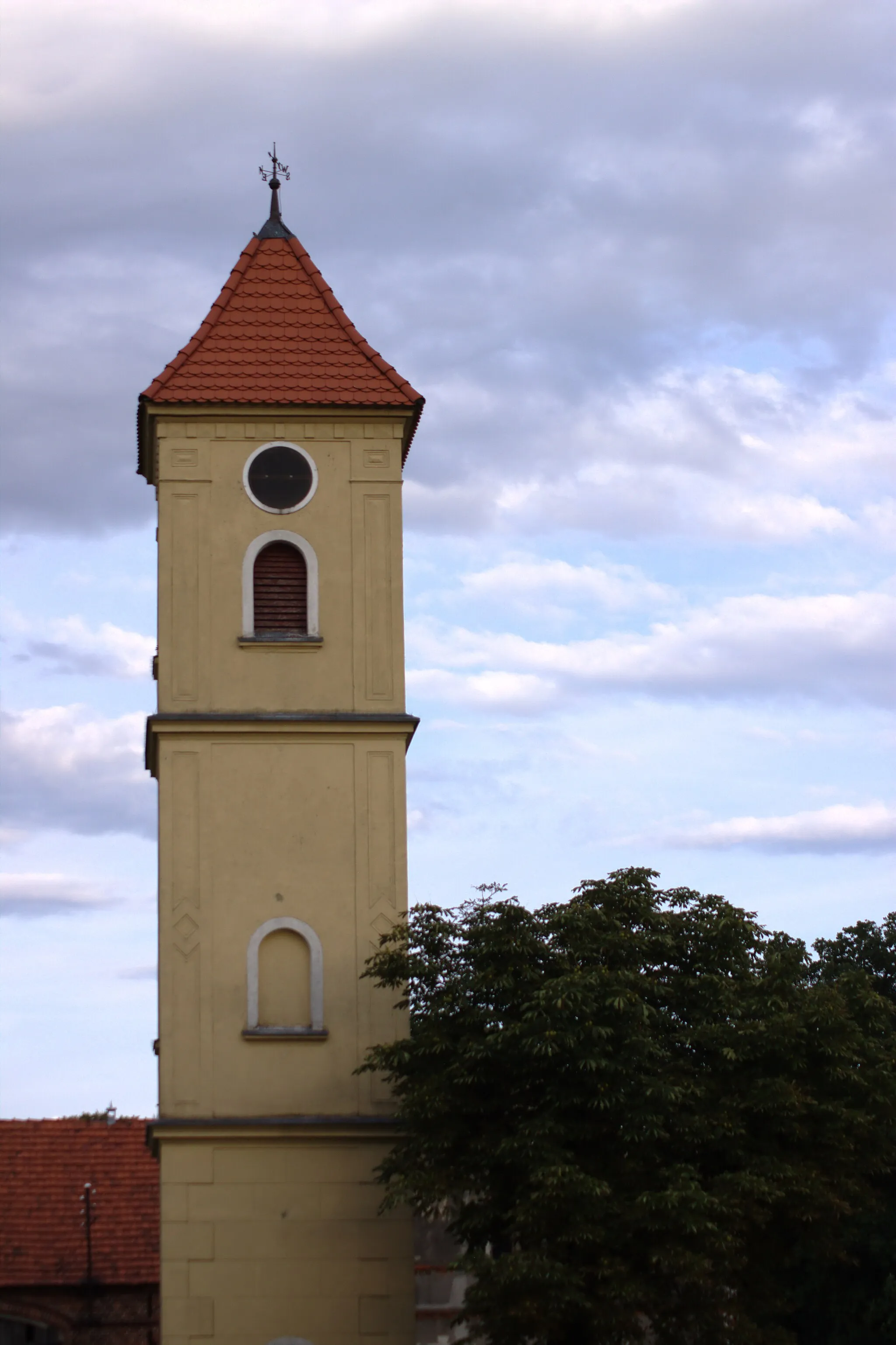 Photo showing: Most likely a bell tower in the village of Piekary, South Silesian Voivodeship, Poland