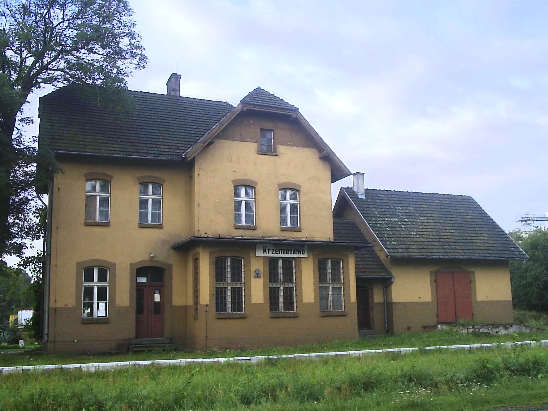 Photo showing: Train station in Krzemieniewo, Poland