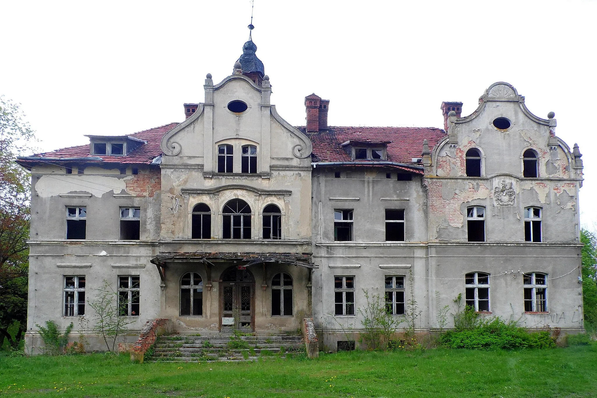 Photo showing: Palace of 1901 (p. pd.) Jabłonna / gm. Rydzyna / area. Leszno / province. Greater Poland / Poland