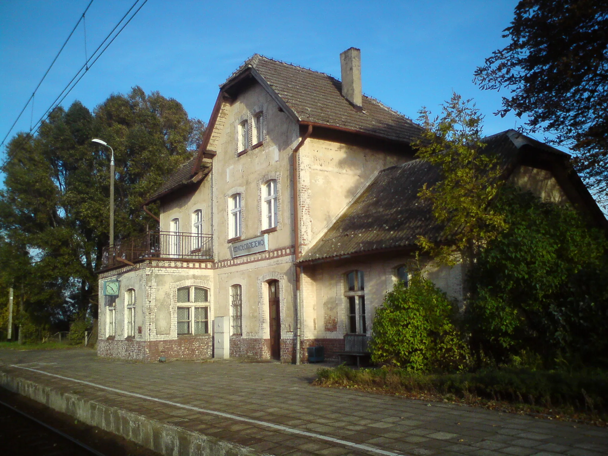 Photo showing: Railway station Kołodziejewo