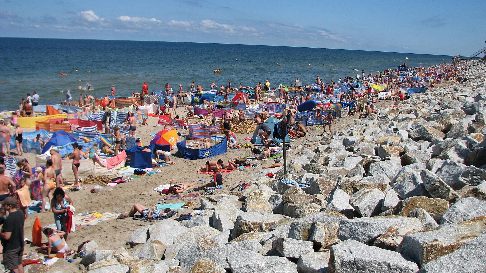 Photo showing: Rewal - plaża