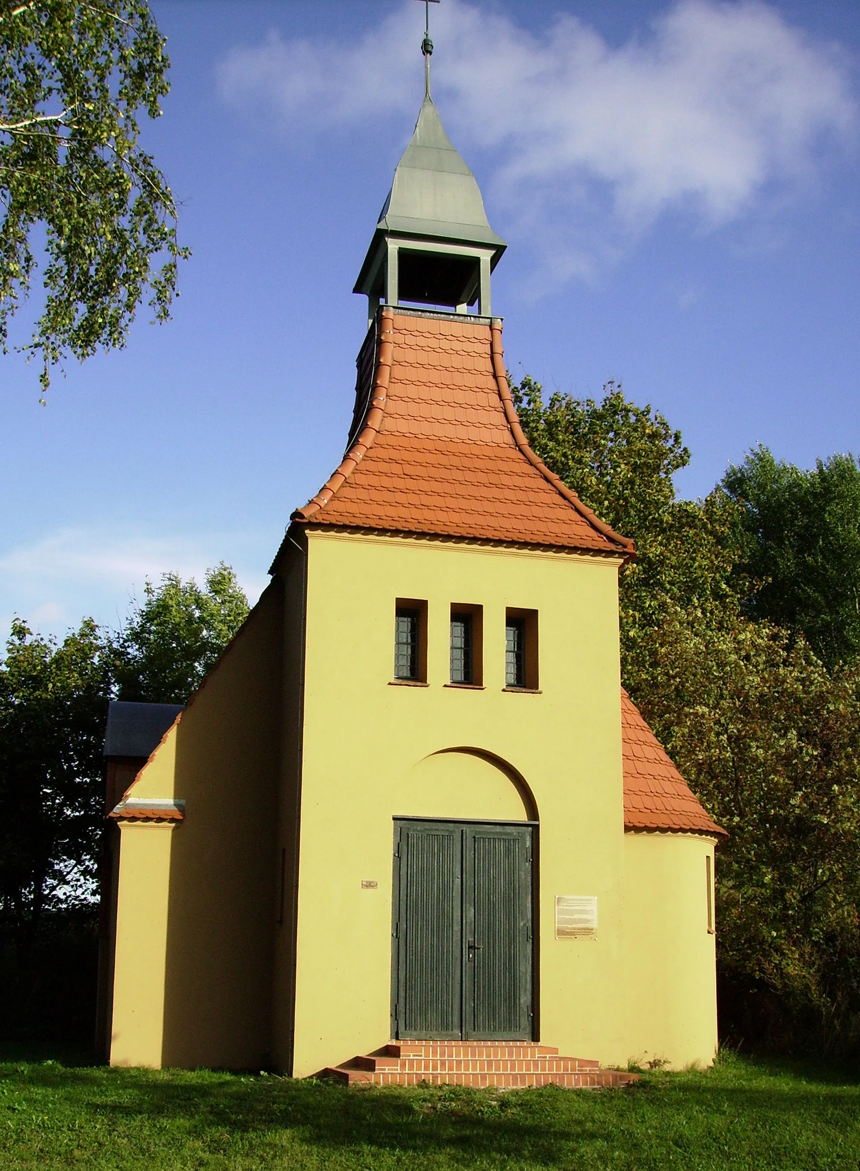 Photo showing: Evangelische Kapelle Wilhelmshof zwischen Plöwen und Ramin, bei Löcknitz.