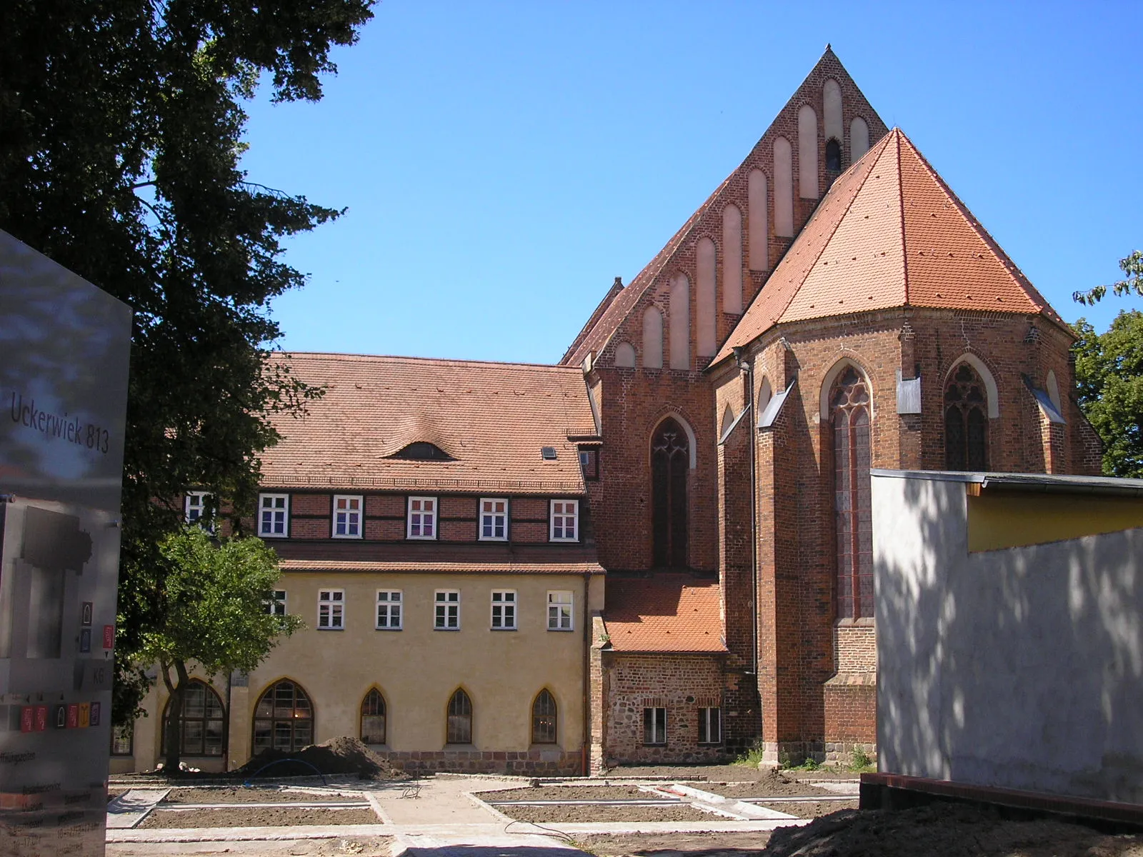 Photo showing: Teile der Kirche des Dominikanerklosters in Prenzlau (Brandenburg).