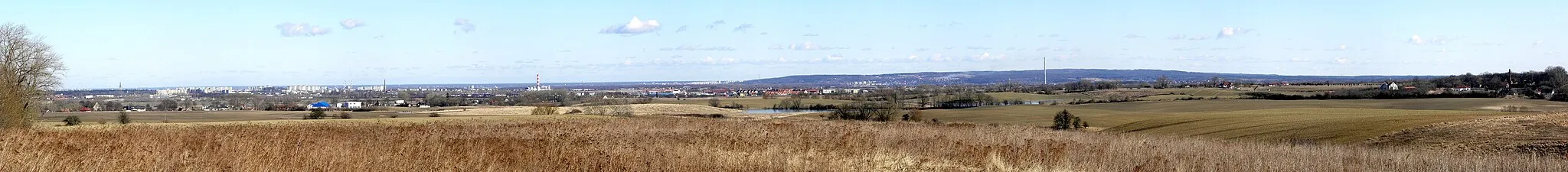 Photo showing: panorama Szczecina, widok z okolic Warnika
