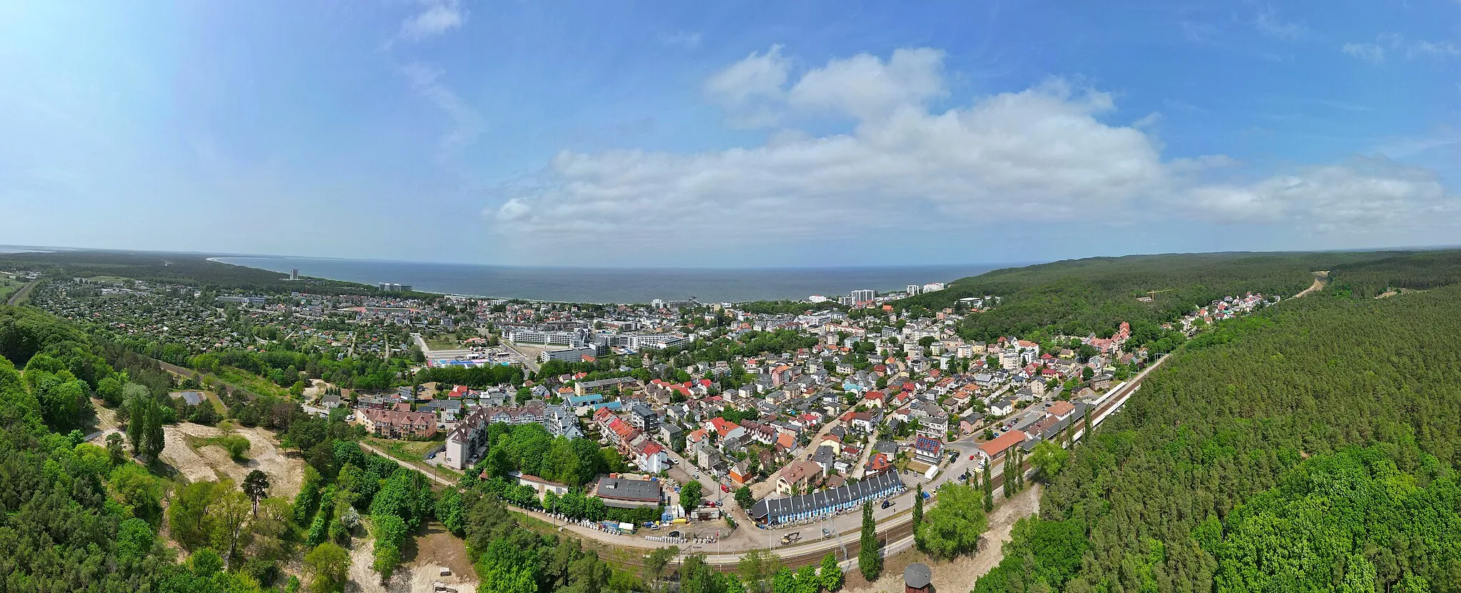 Photo showing: Panorama Międzyzdrojów