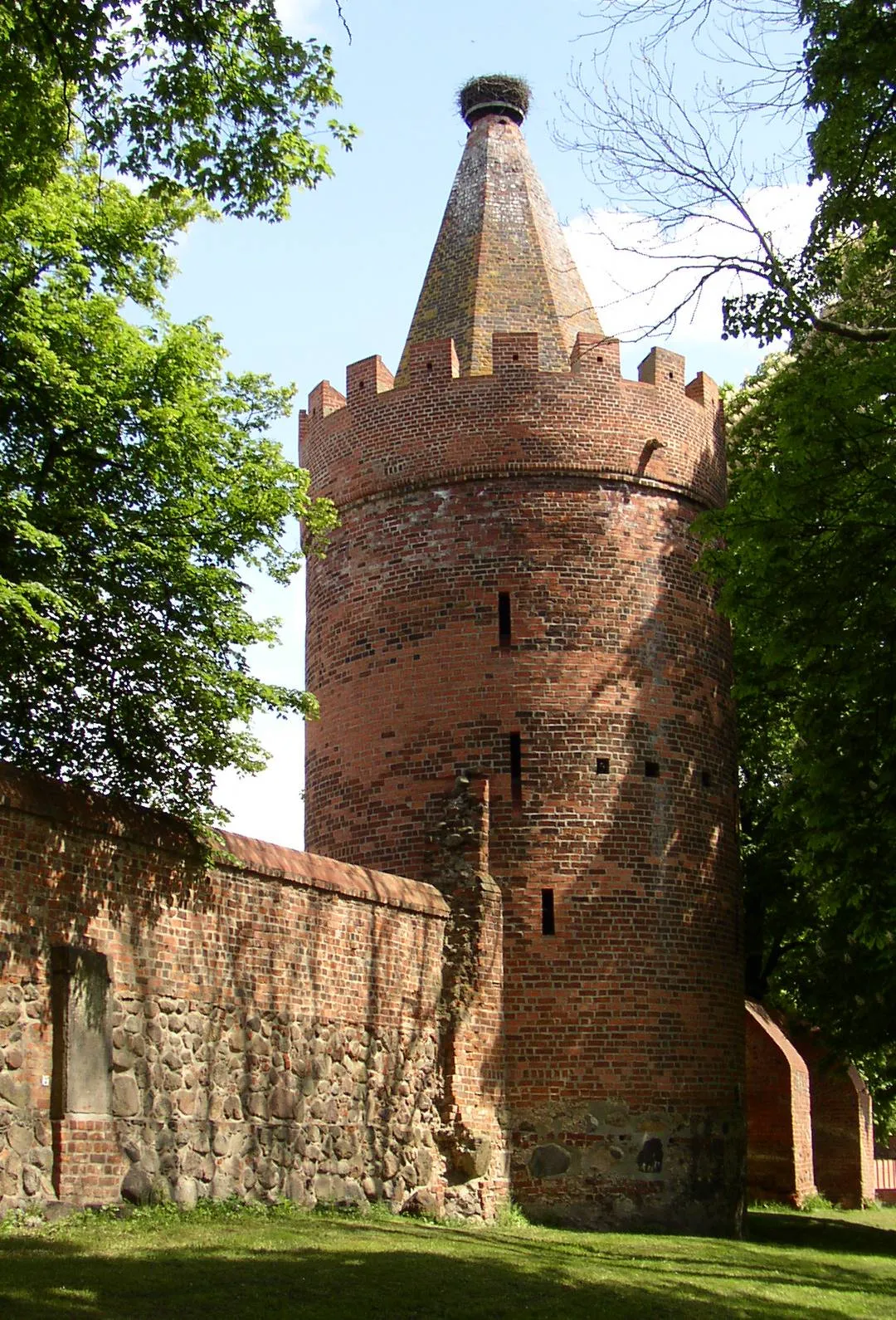Photo showing: Powder tower in Angermünde in Brandenburg, Germany