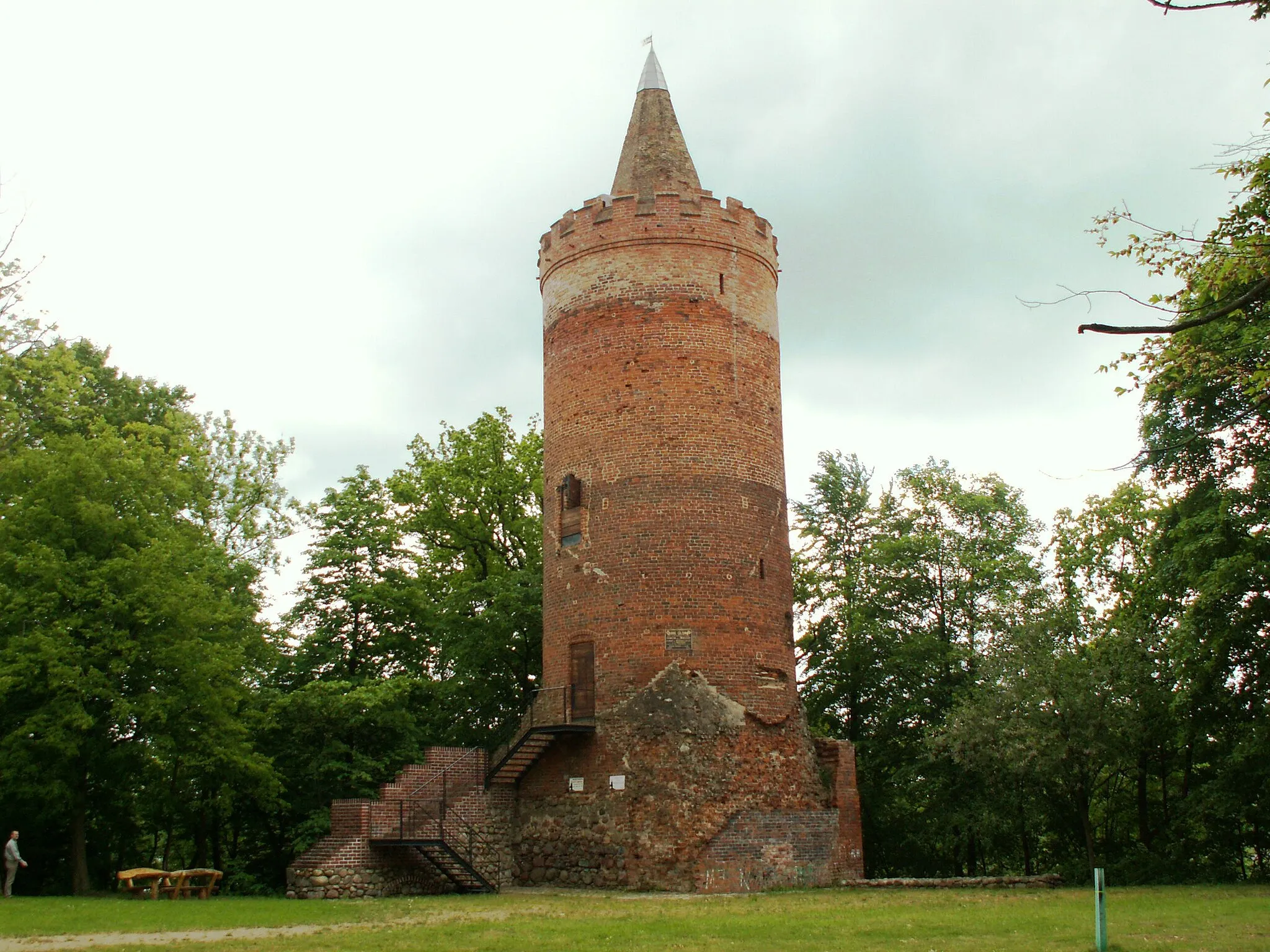 Photo showing: wieża zamkowa w Golczewie
