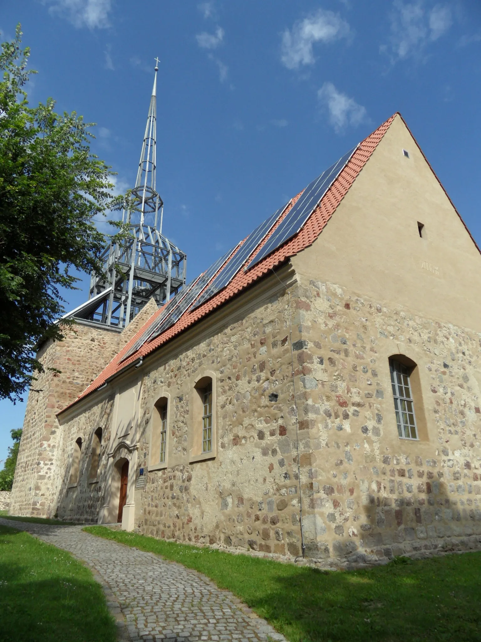 Photo showing: Gedächtniskirche Rosow, Ortsteil von Mescherin im Landkreis Uckermark (Brandenburg)