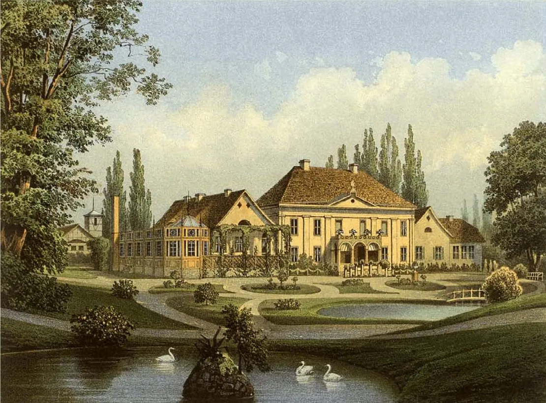 Photo showing: Schloss Varzin, Kreis Schlawe, Provinz Pommern