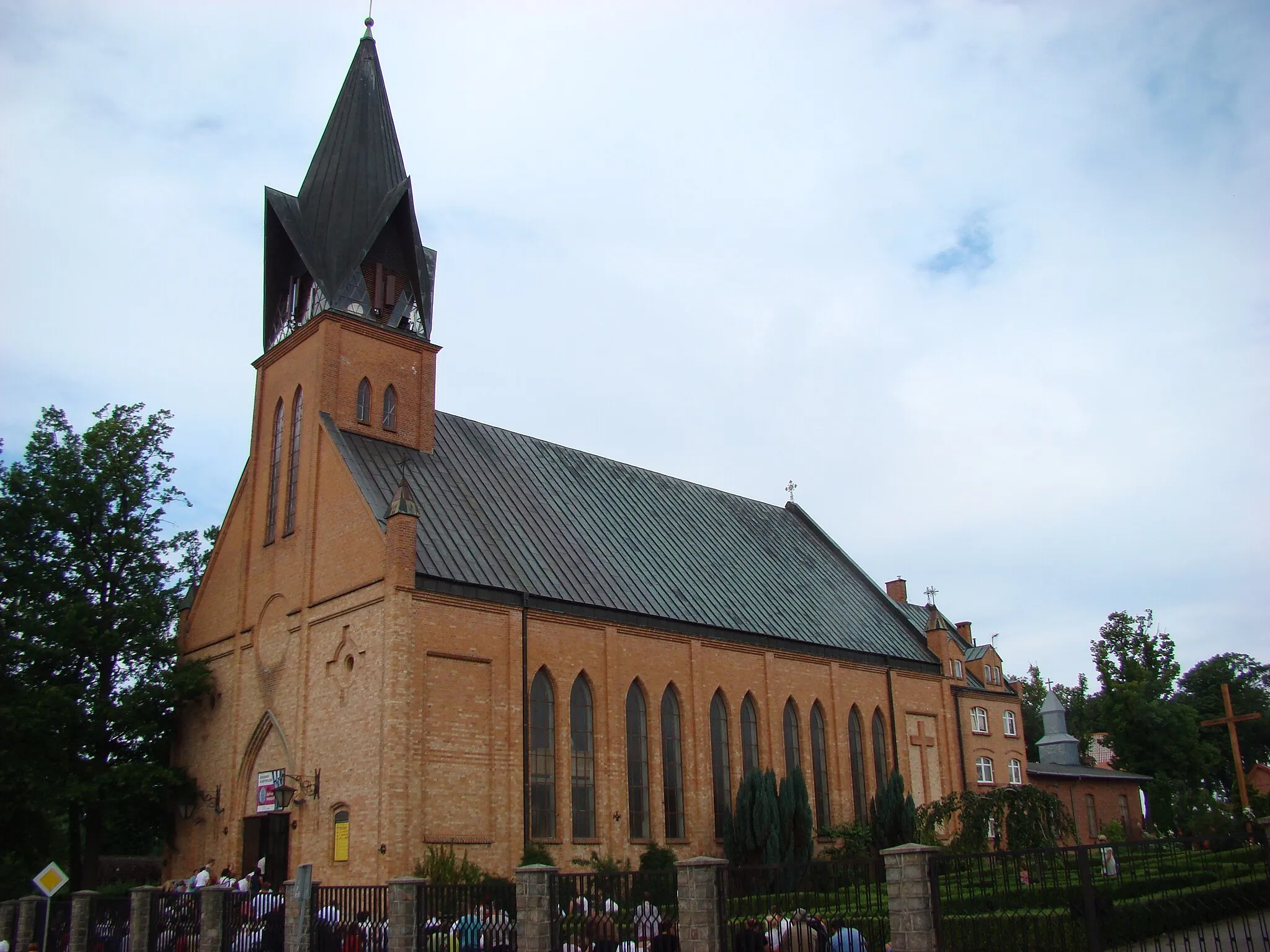 Photo showing: Neo-Gothic church in Ustronie Morskie
