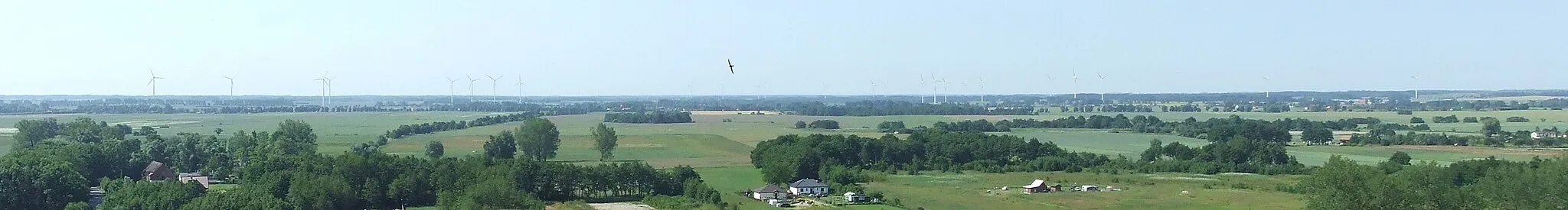 Photo showing: Tymień Wind Park, seen from lighthouse in Gąski