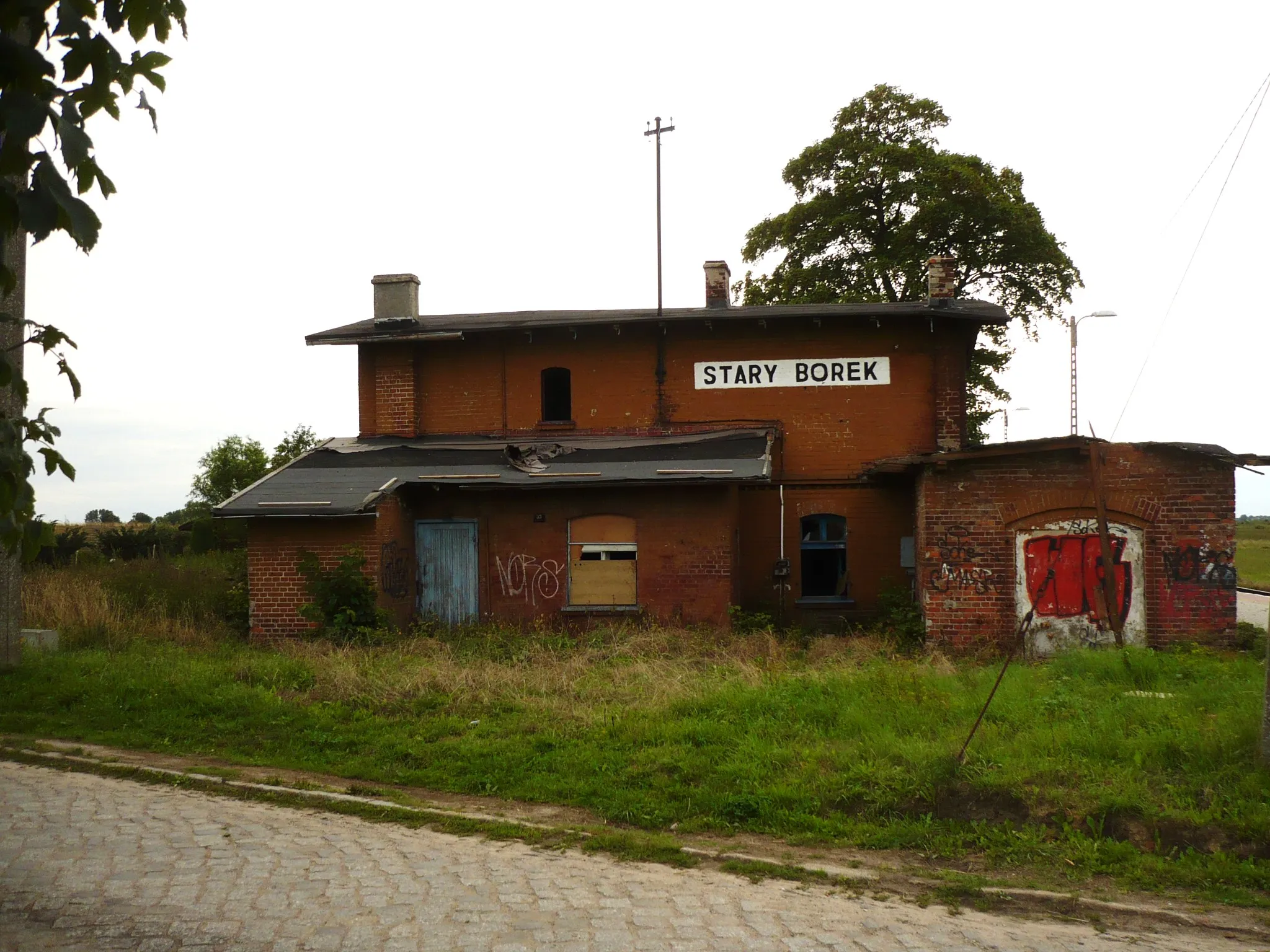 Photo showing: Stary Borek, stacja kolejowa