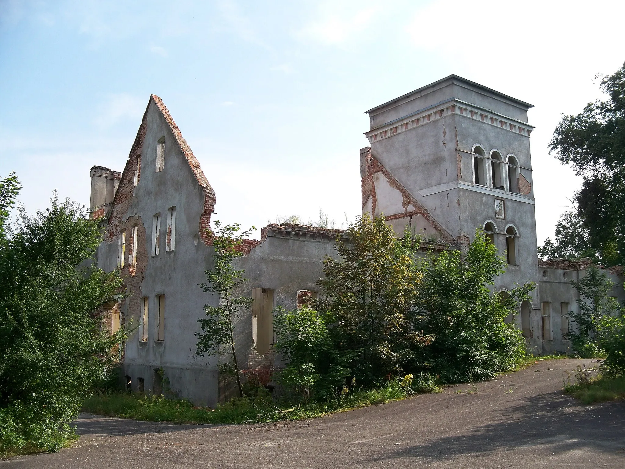 Photo showing: Ruiny pałacu w Smęcinie