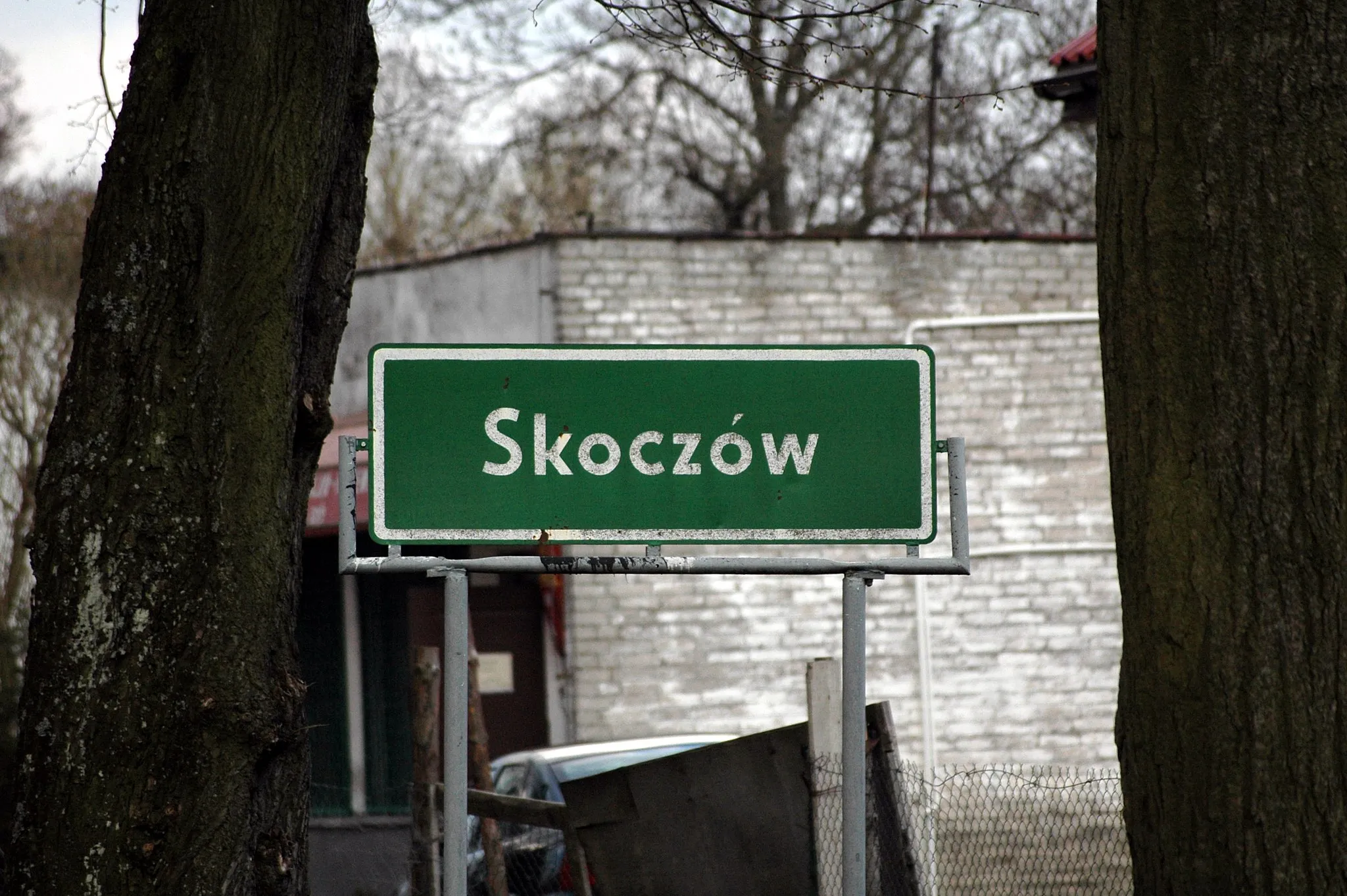 Photo showing: Skoczów - tablica.