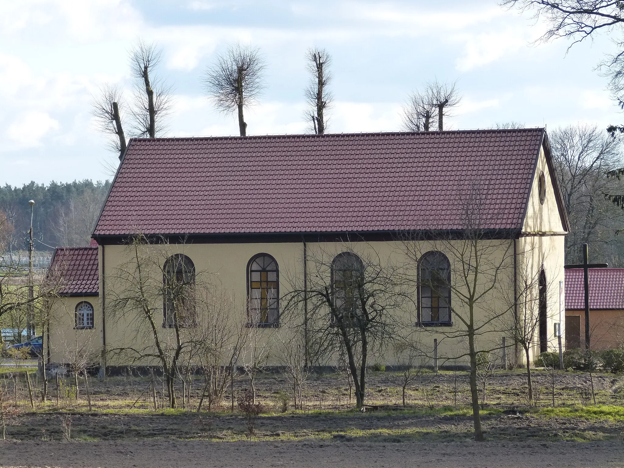 Photo showing: Kirche Rzesznikowo, Gesamtansicht