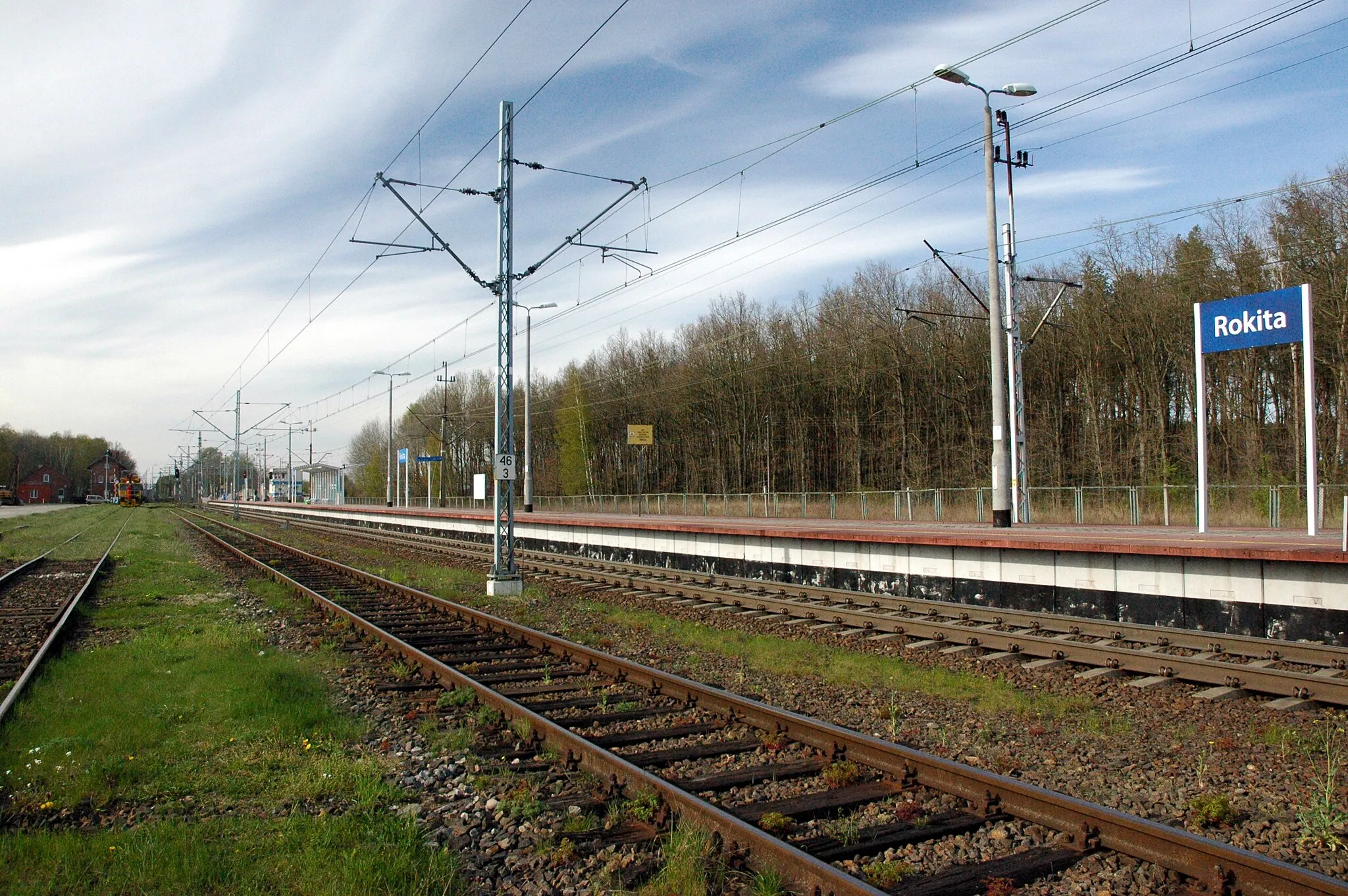 Photo showing: przystanek kolejowy Rokita