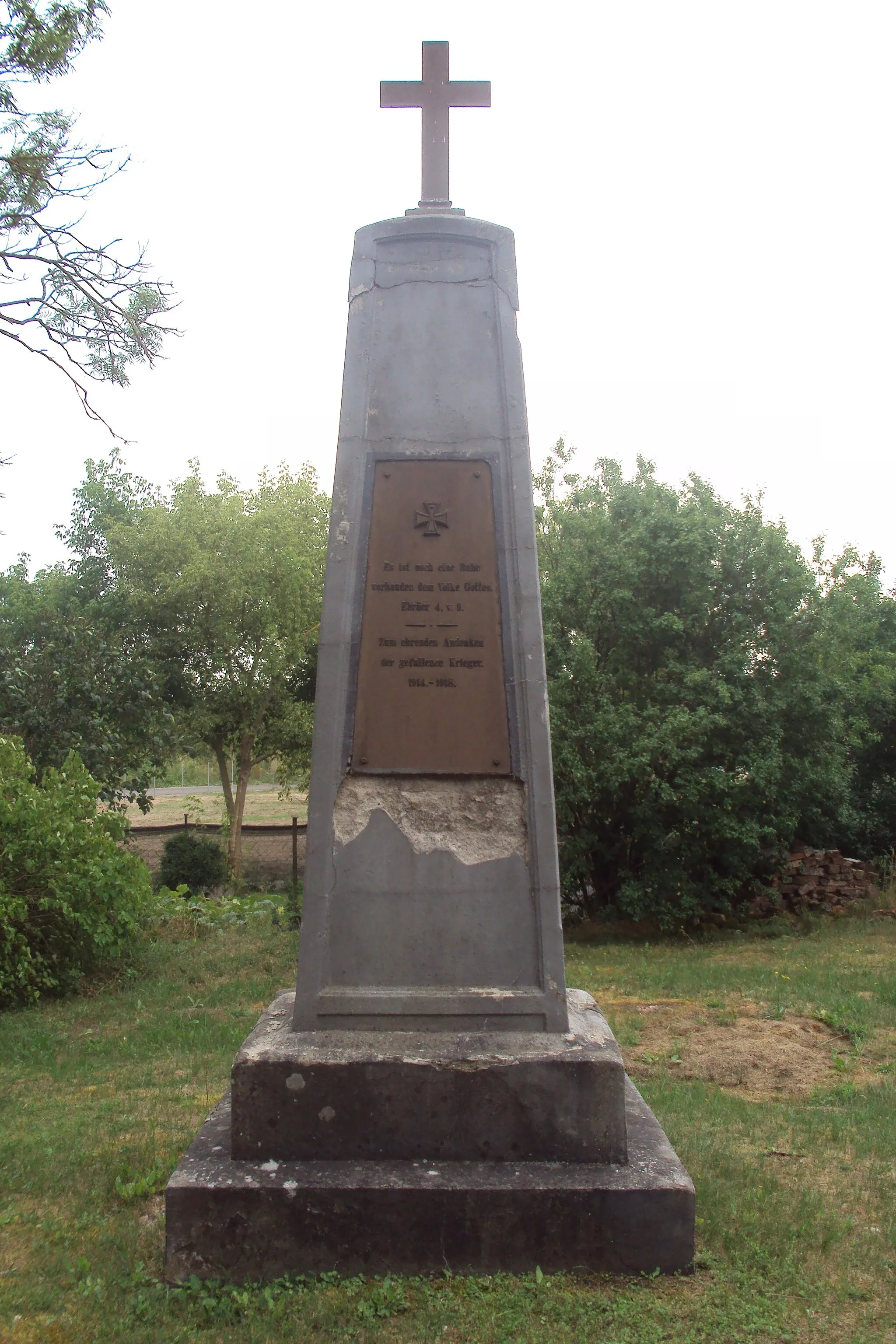 Photo showing: Pomnik poległych w I wojnie światowej w Szadzku