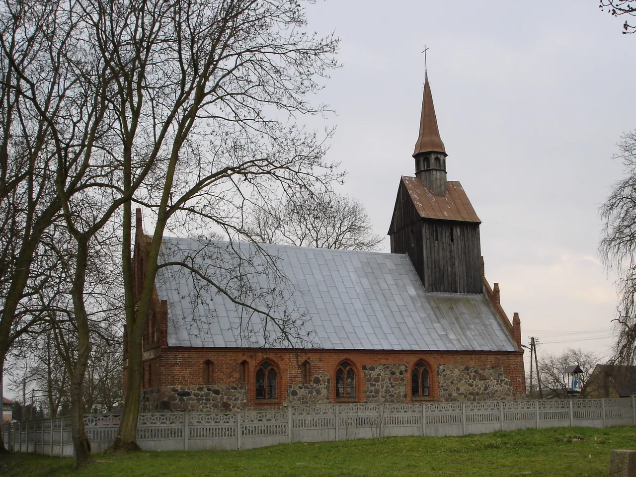 Photo showing: Skalin (powiat stargardzki) - kościół pw. MB Różańcowej (zabytek nr rejestr. 480)