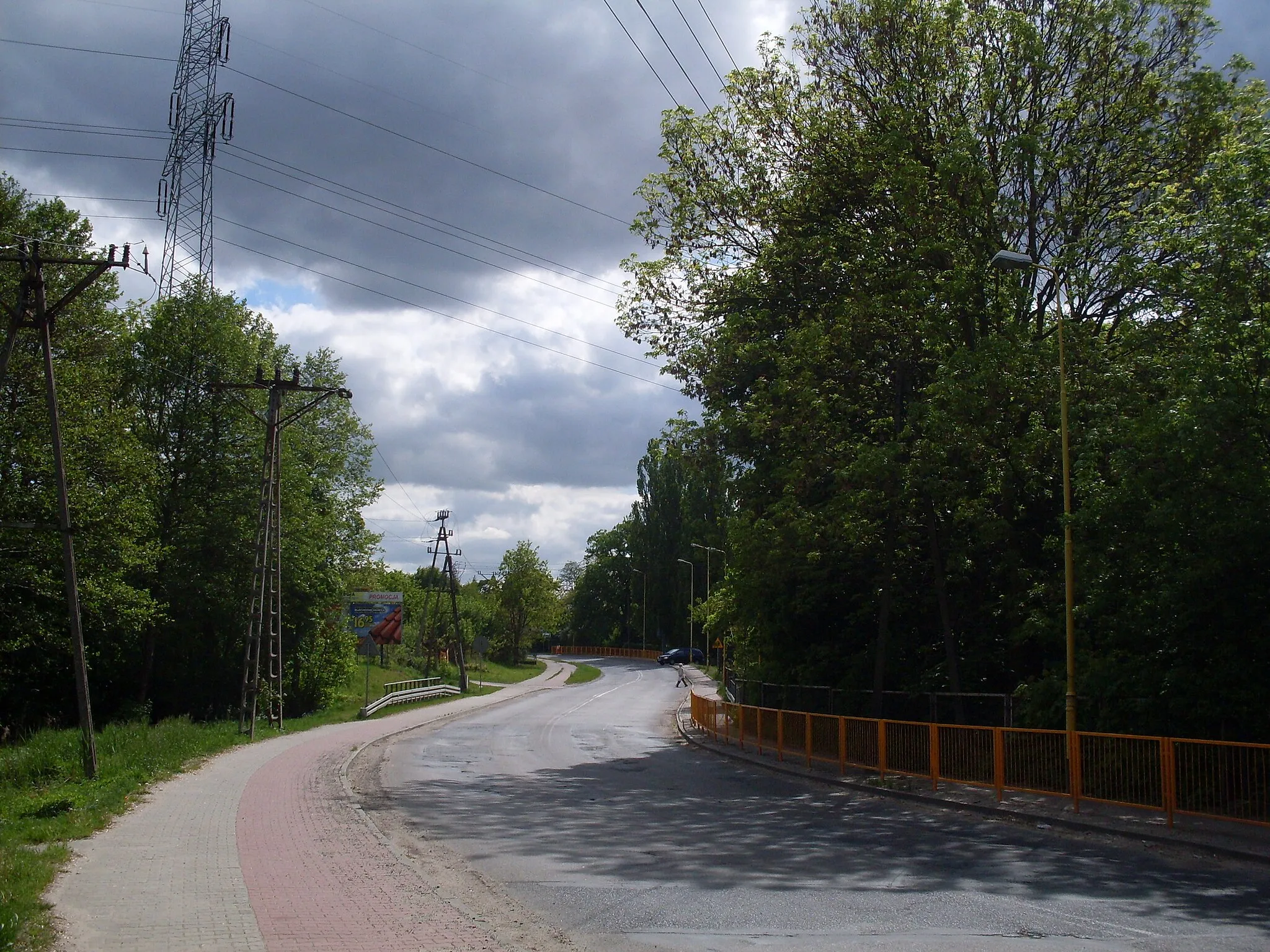 Photo showing: Droga wojewódzka nr 115 w Pilchowie