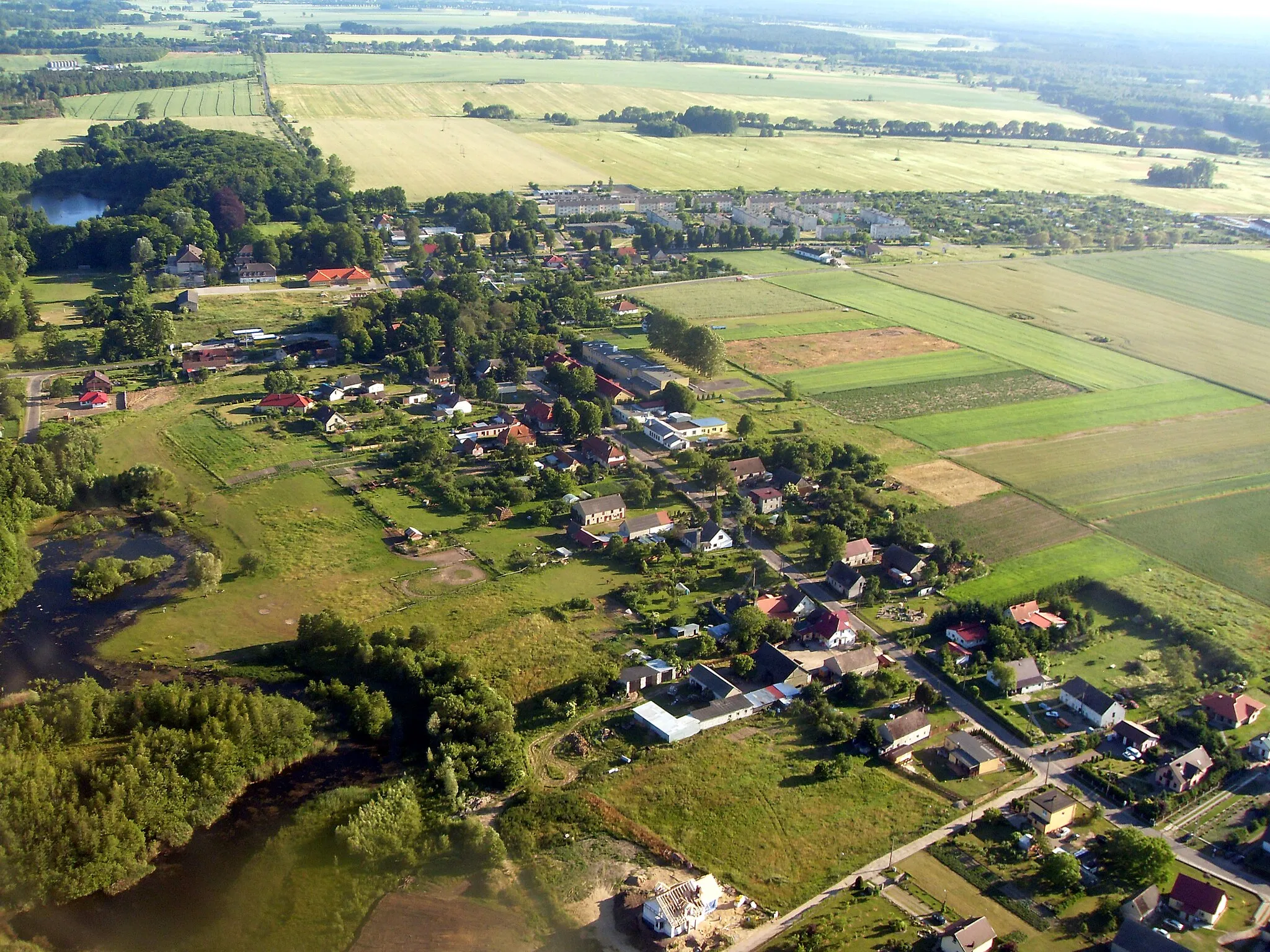 Photo showing: Mosty w województwie zachodniopomorskim z lotu ptaka.