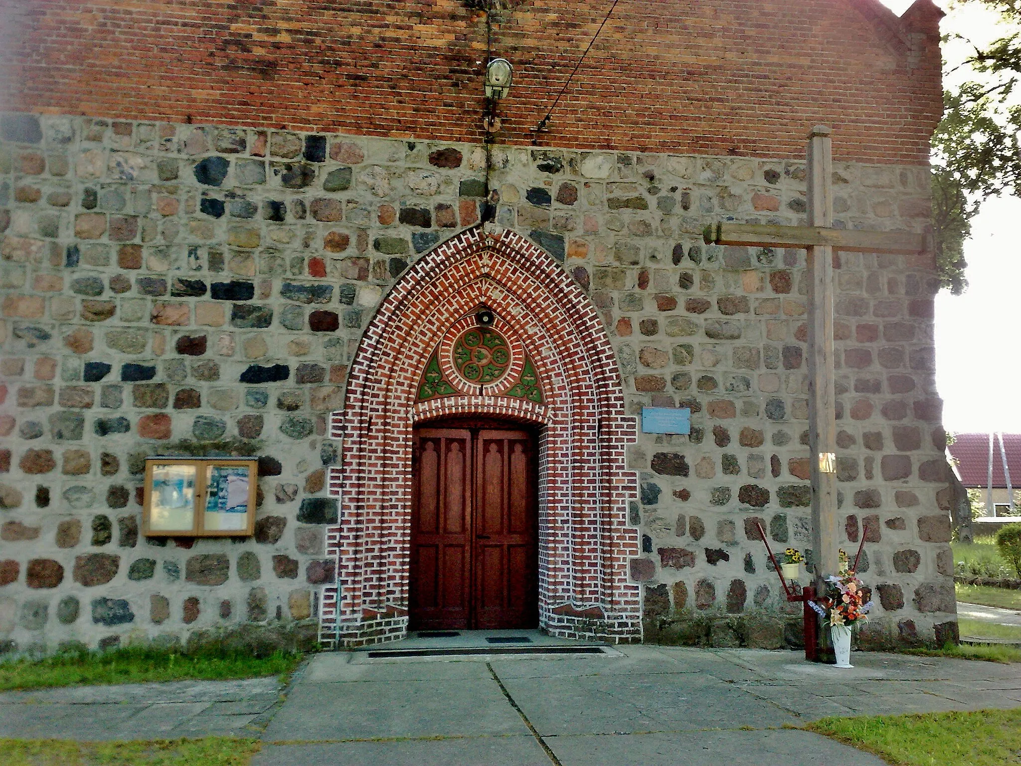 Photo showing: Immaculate Heart of Mary church in Lisie Pole, Poland