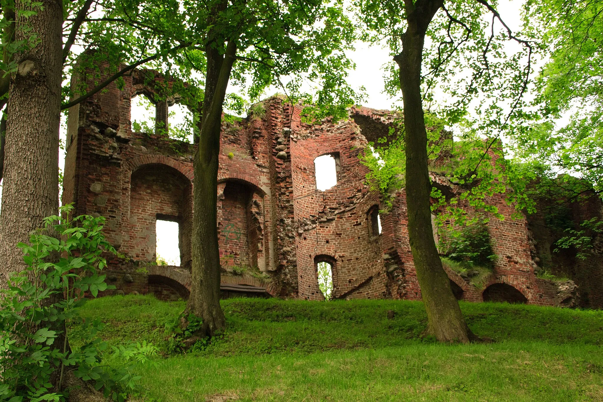 Photo showing: zamek (ruina), Dobra (powiat łobeski)