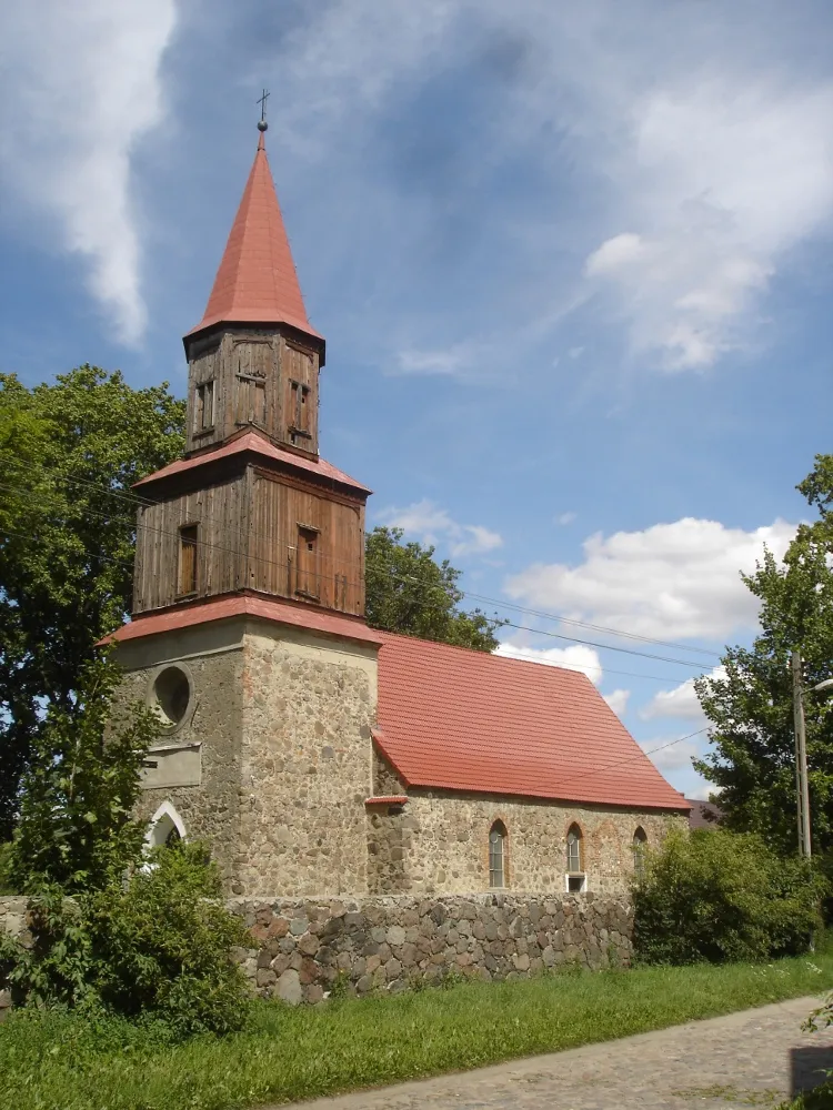 Photo showing: Our Lady of Częstochowa church in Gogolewo, Poland, powiat Stargard, commune Marianowo