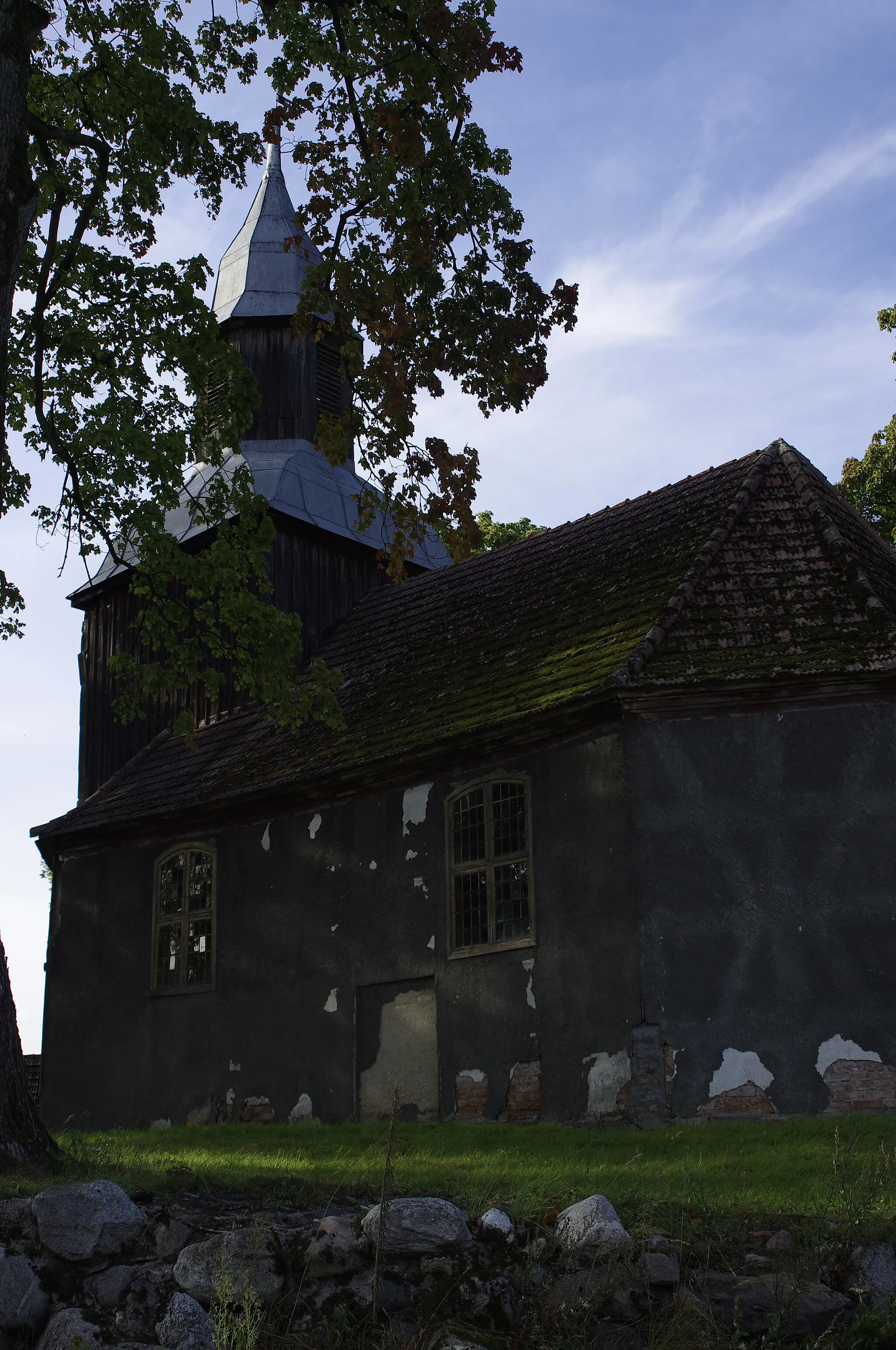 Photo showing: Dołgie - kościół filialny pw. św. Jana Chrzciciela (szachulcowy z poł. XVIII wieku)