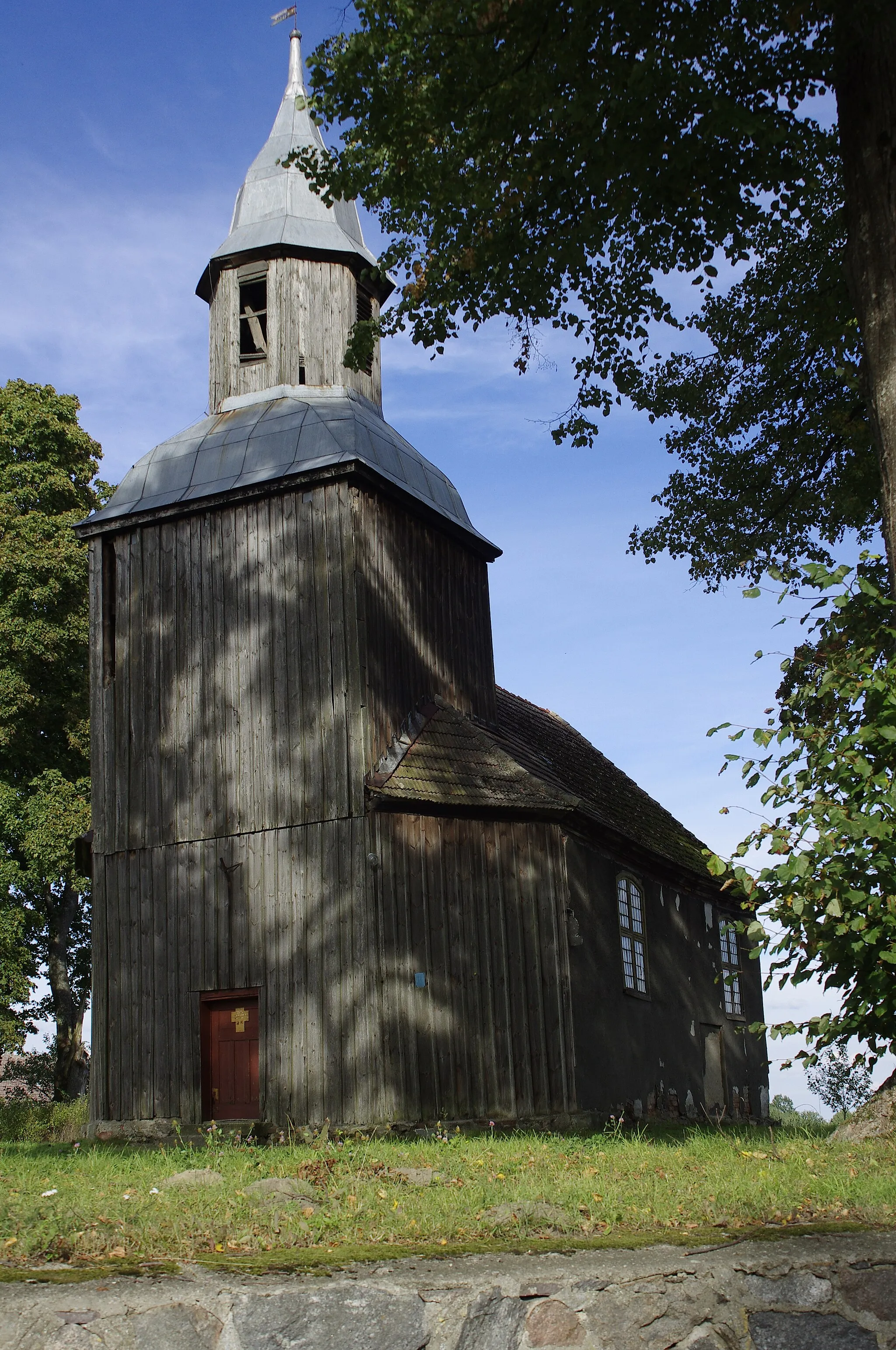 Photo showing: Dołgie - kościół filialny pw. św. Jana Chrzciciela (szachulcowy z poł. XVIII wieku)