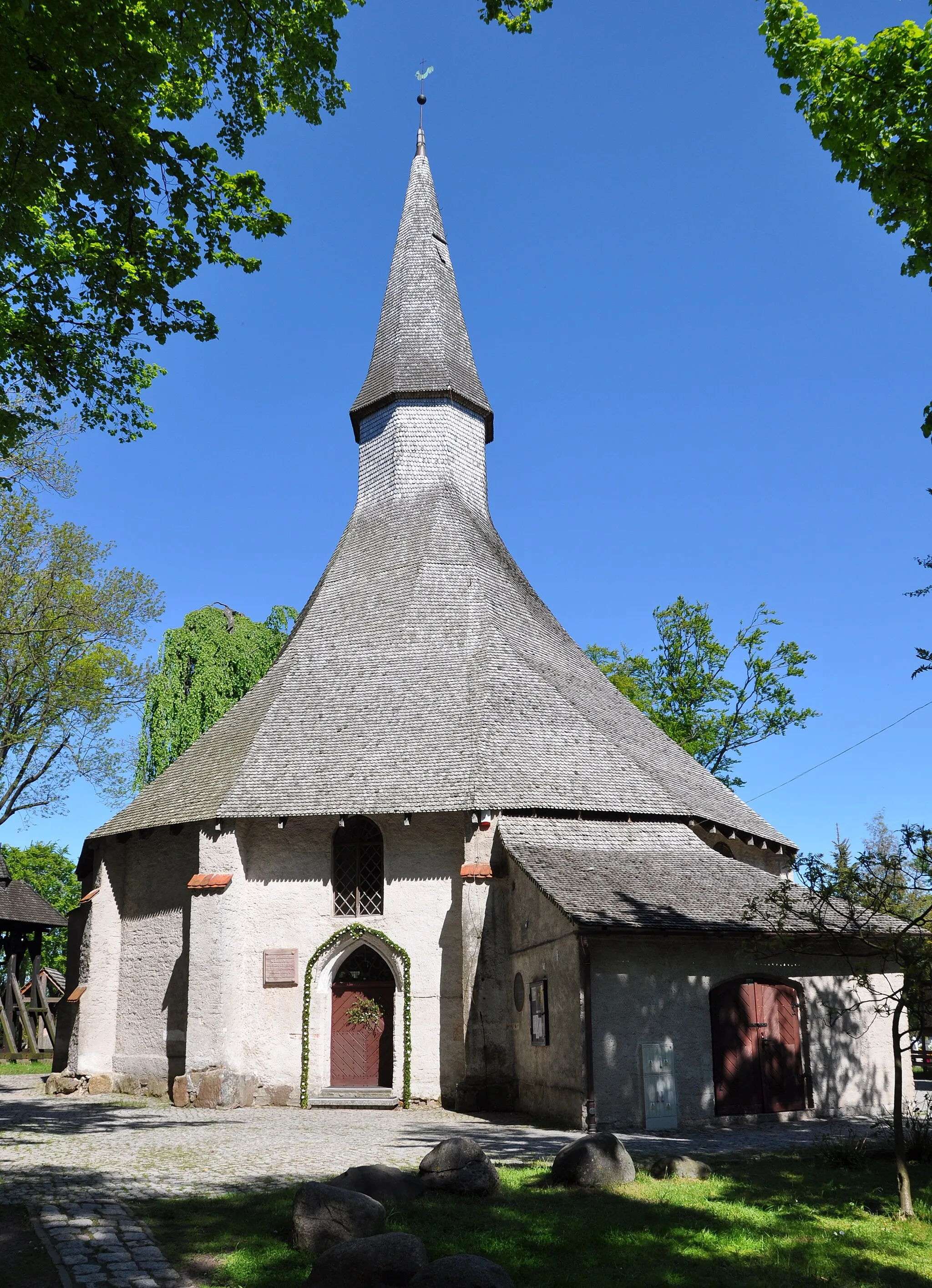 Photo showing: St. Gertrude Roman Catholic Church in Darłowo, Poland