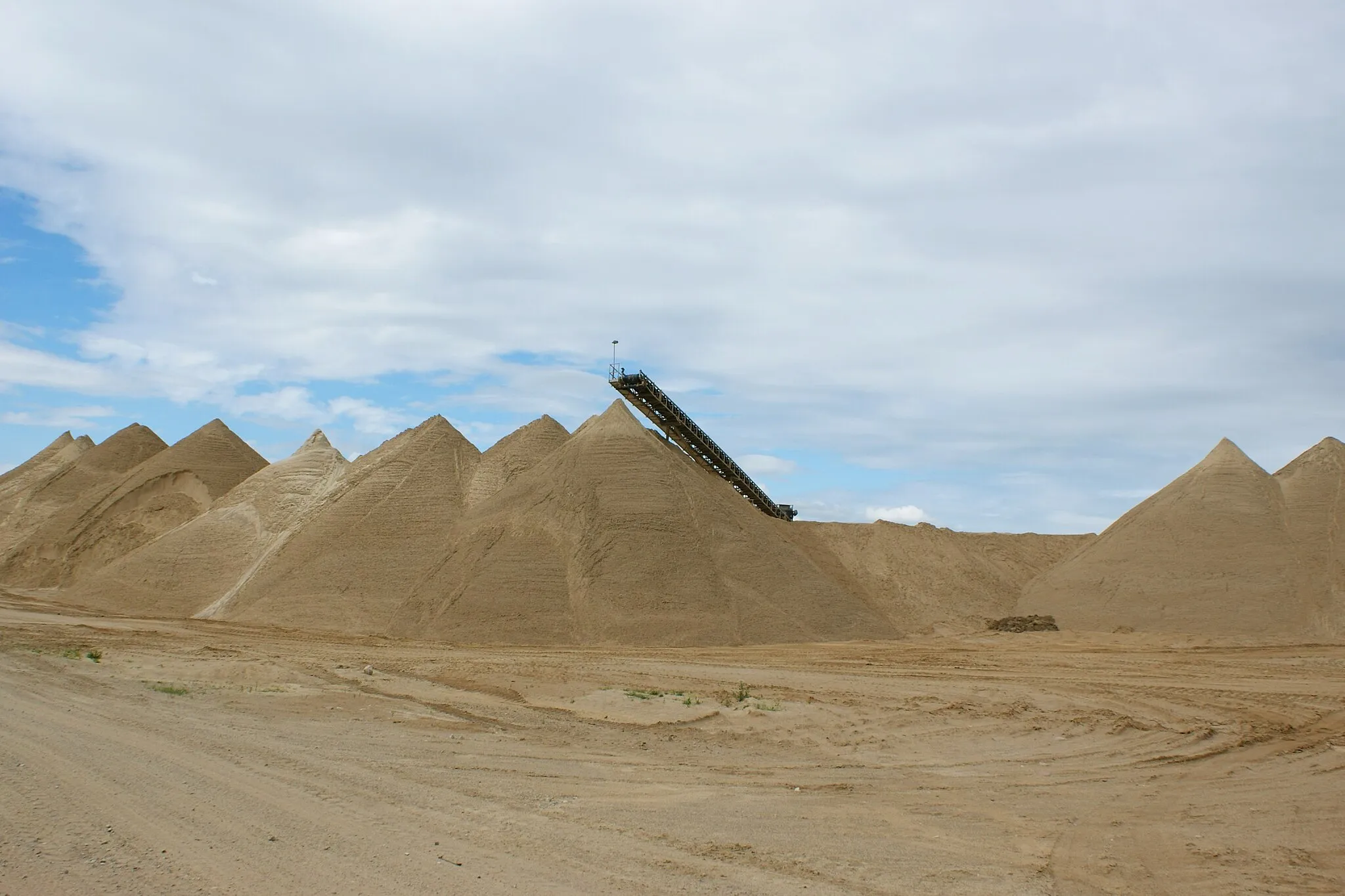 Photo showing: Sand mine in Ginawa near Węgorzyno, NW Poland
