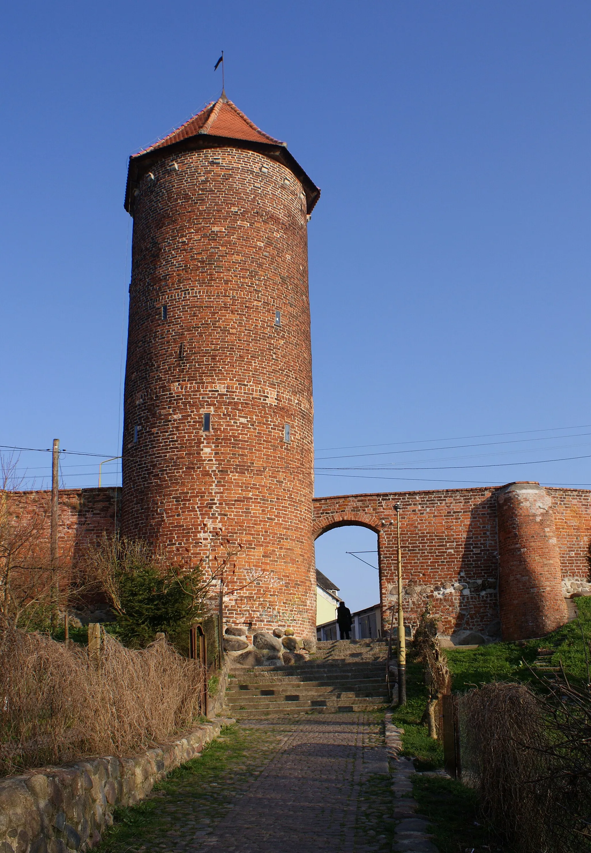 Photo showing: Kaszana Tower in Trzebiatów, Poland