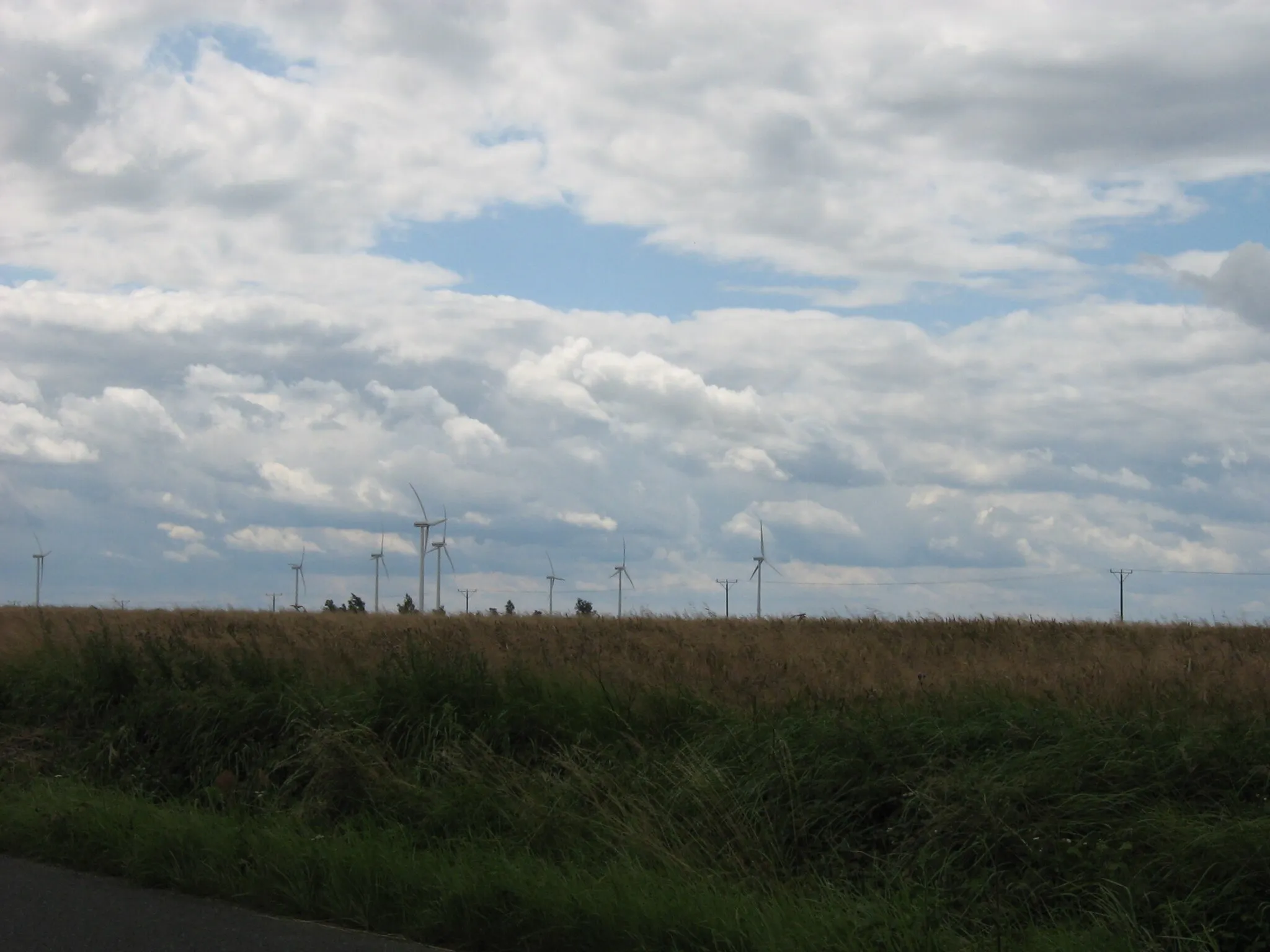 Photo showing: Ferma wiatrowa w pobliżu wsi Zagórze w Polsce