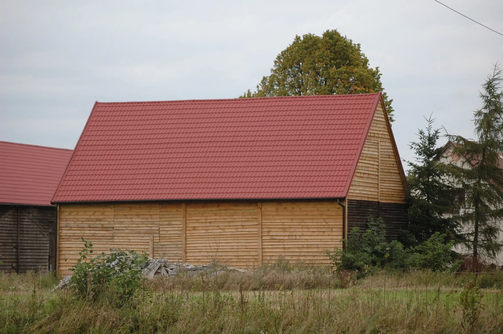 Photo showing: Stodoła w Kodrąbiu (województwo zachodniopomorskie).