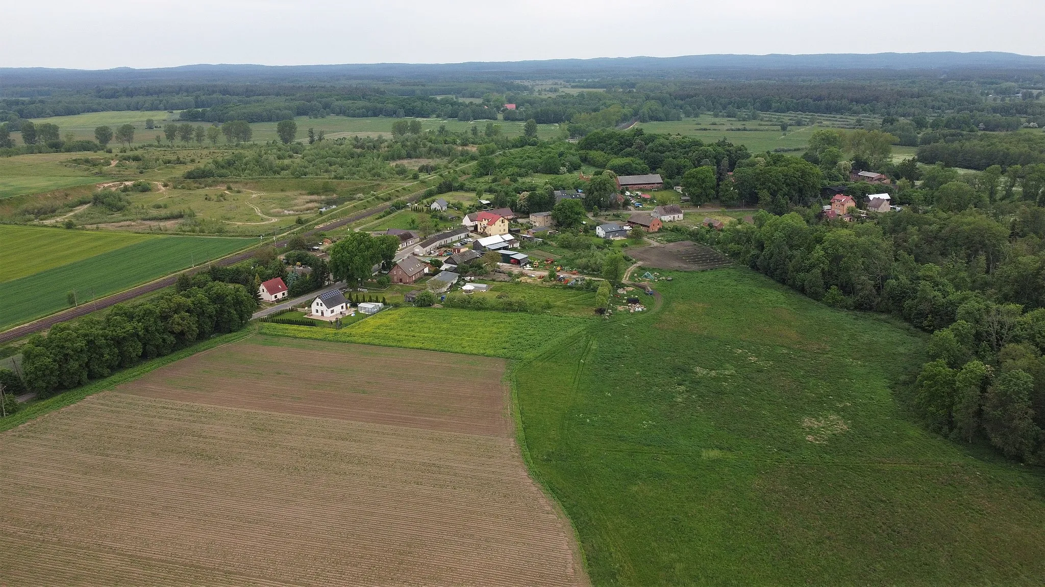 Photo showing: Mokrzyca Wielka on Wolin Island, NW Poland