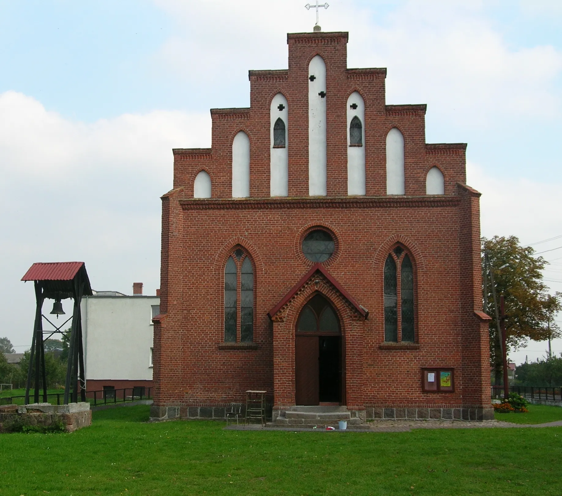 Photo showing: church built in 1887, Jelenino (NW Poland)