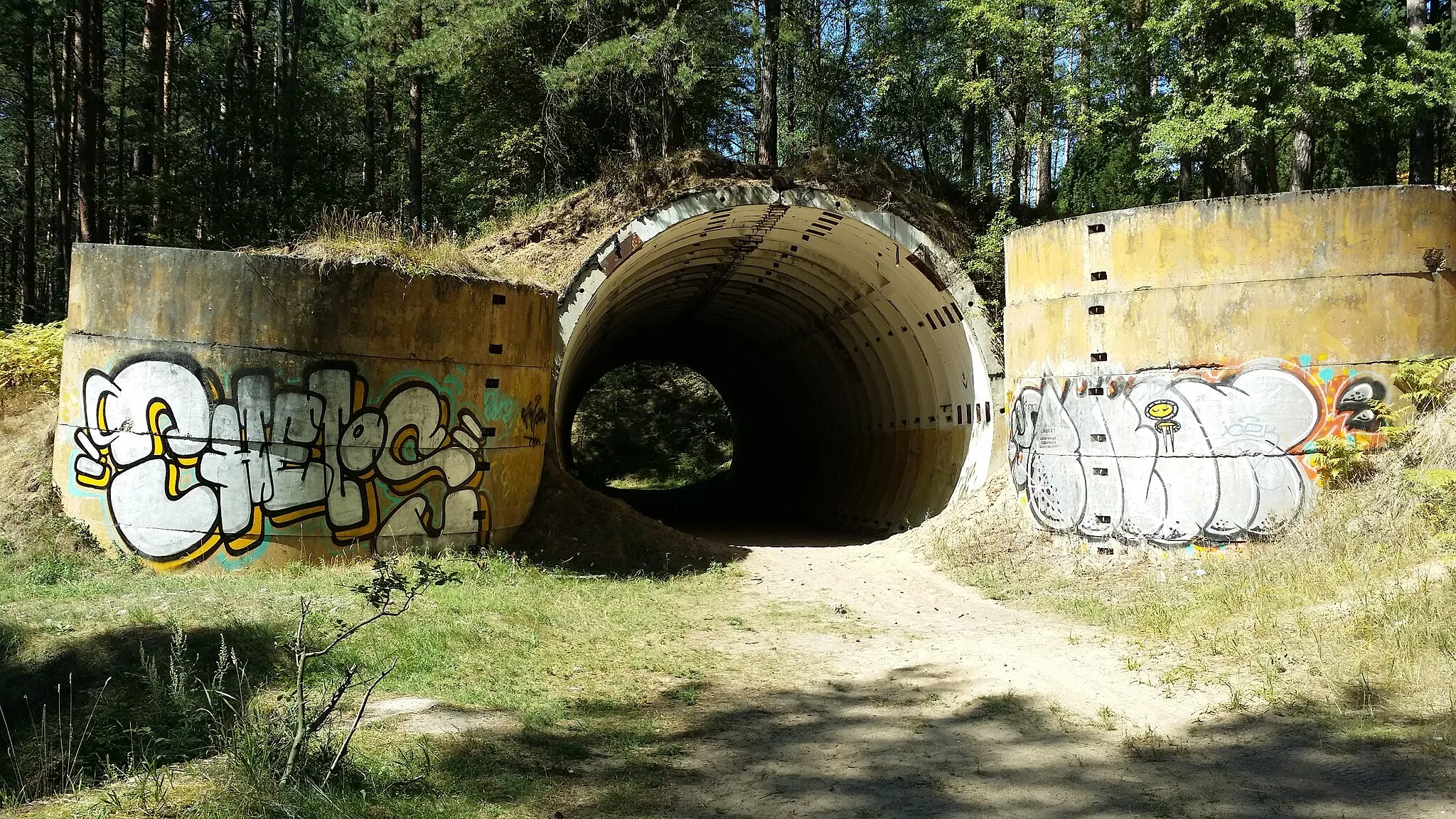 Photo showing: Shelter to store Soviet nuclear weapons in Kłomino, Poland