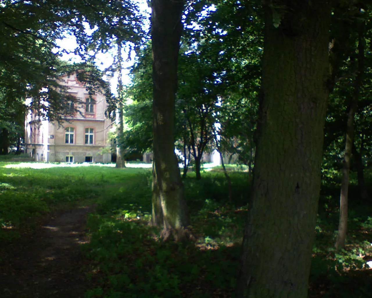 Photo showing: Pałac i park w Jarkowie z końca XIX w.