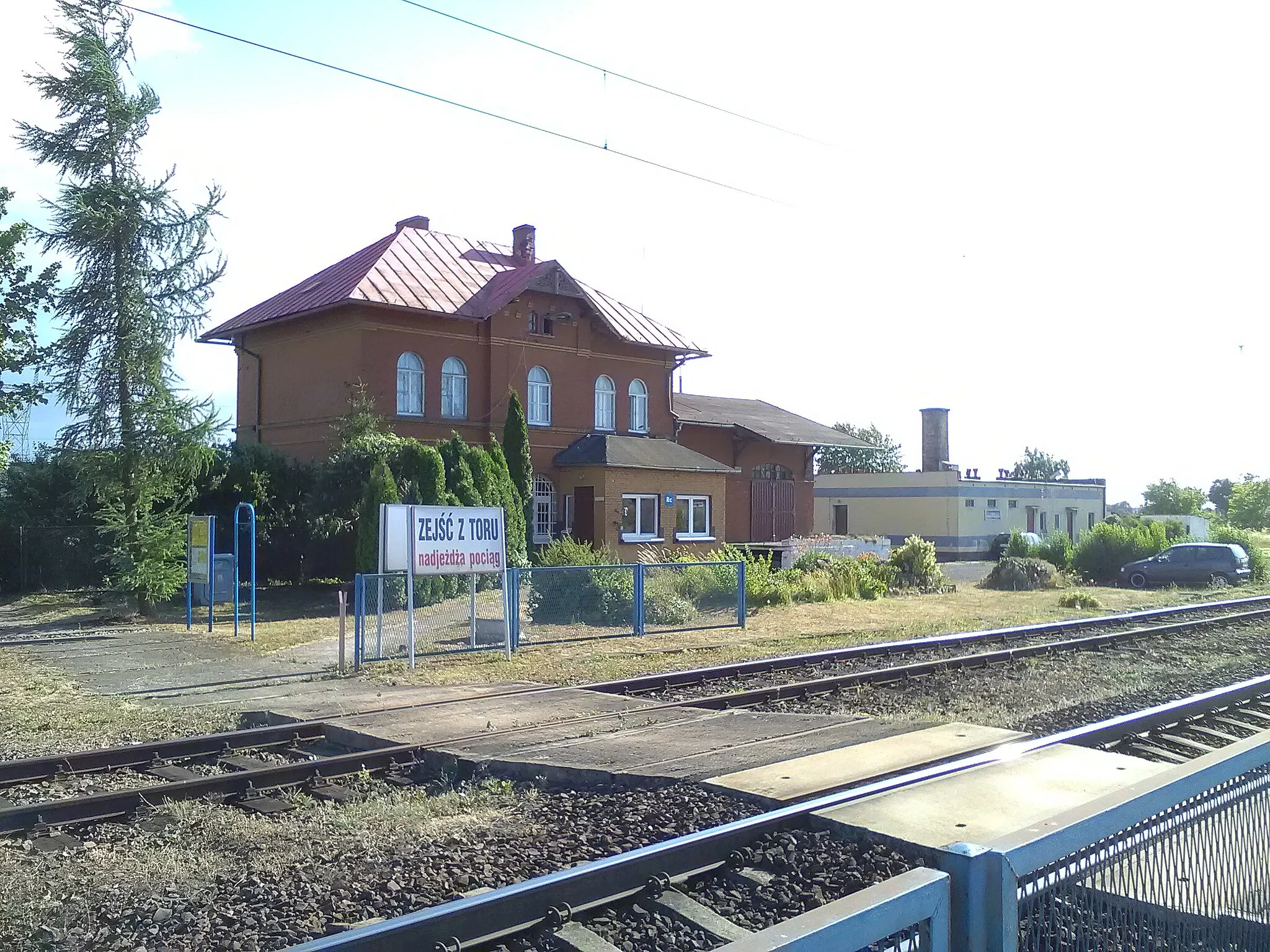 Photo showing: Stacja kolejowa Recław.