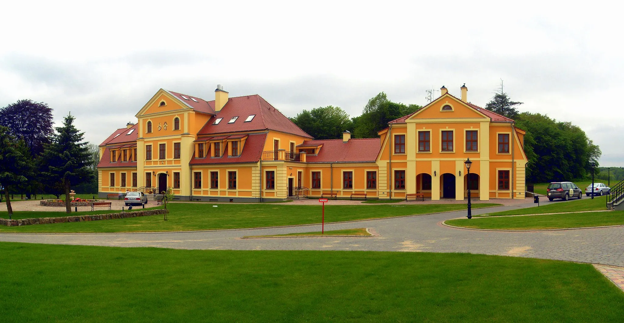 Photo showing: Rymań, pałac, 1751, 1 ćw. XX