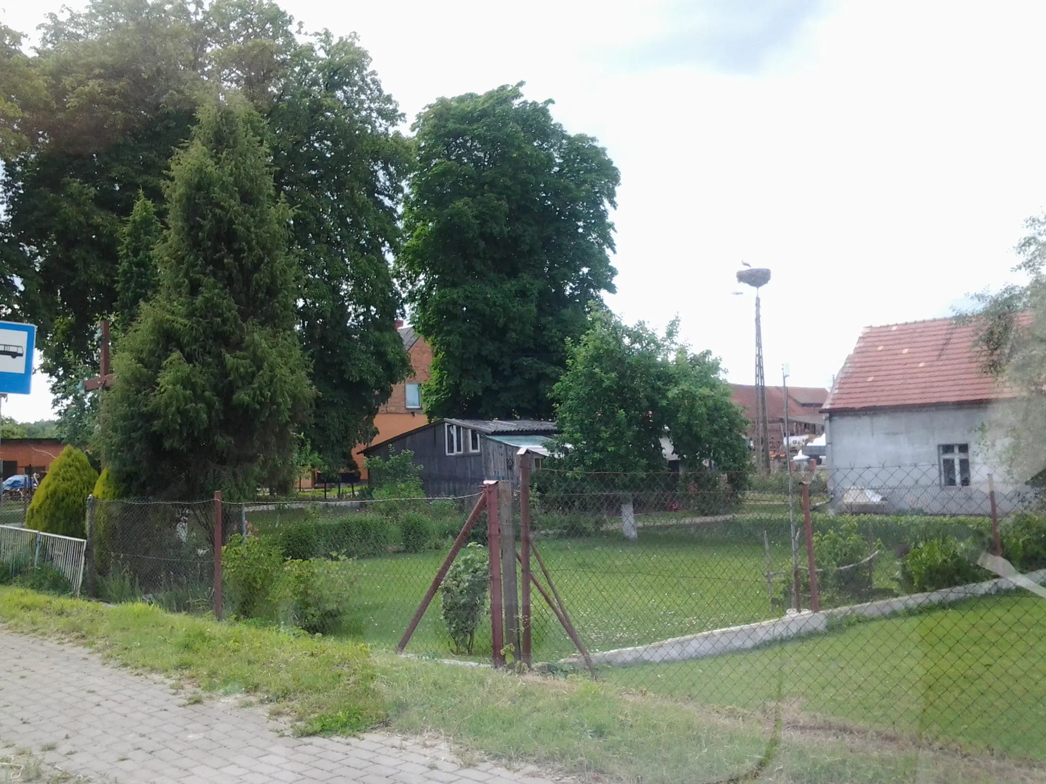 Photo showing: Bocianie gniazdo w Rzeczkach