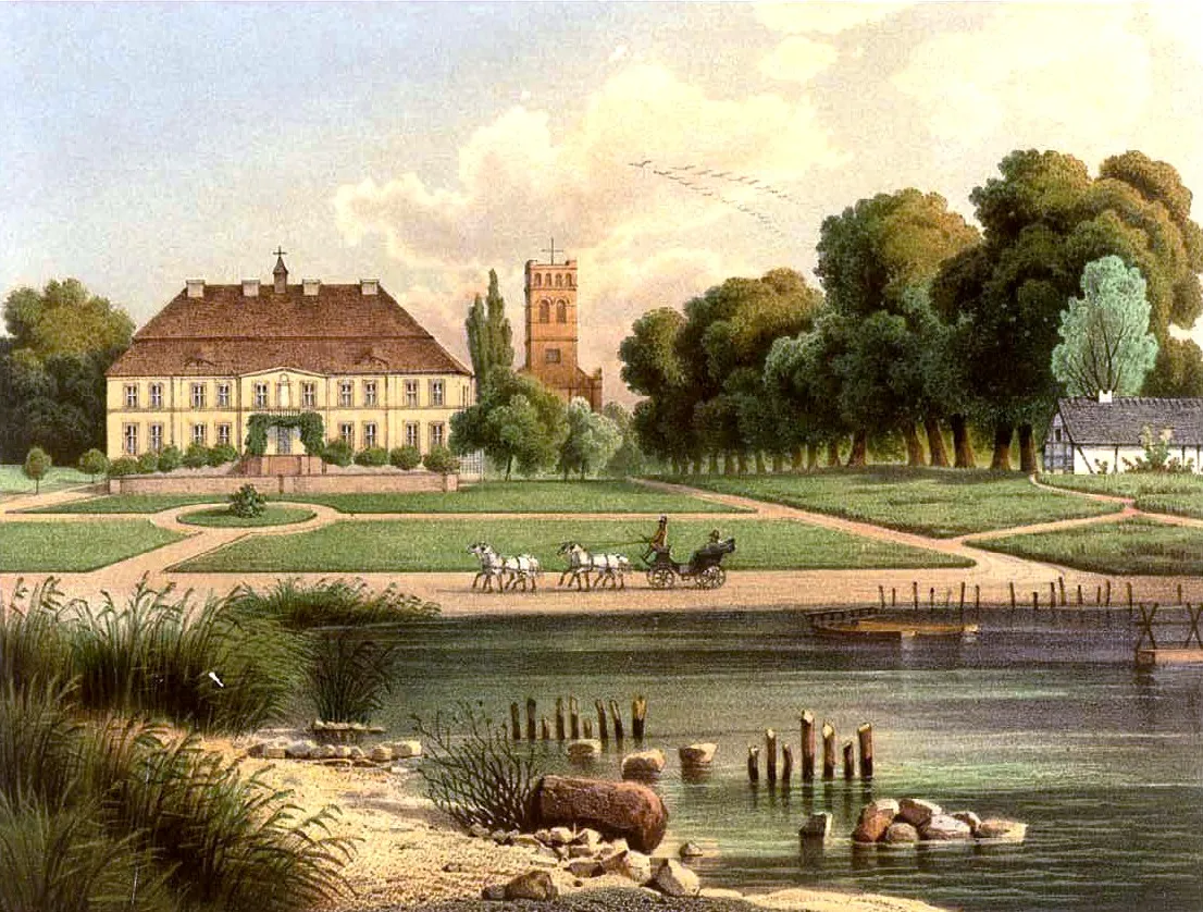 Photo showing: Schloss Hohenziethen, Kreis Soldin