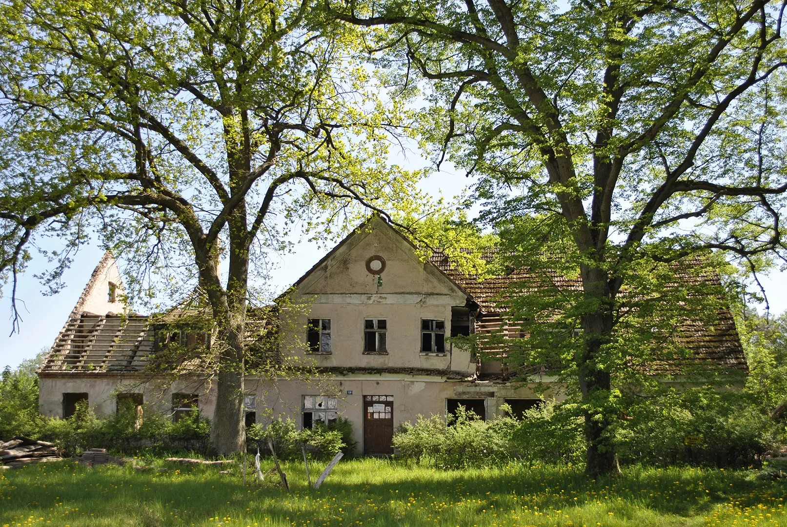 Photo showing: Słajsino - dwór, park dworski