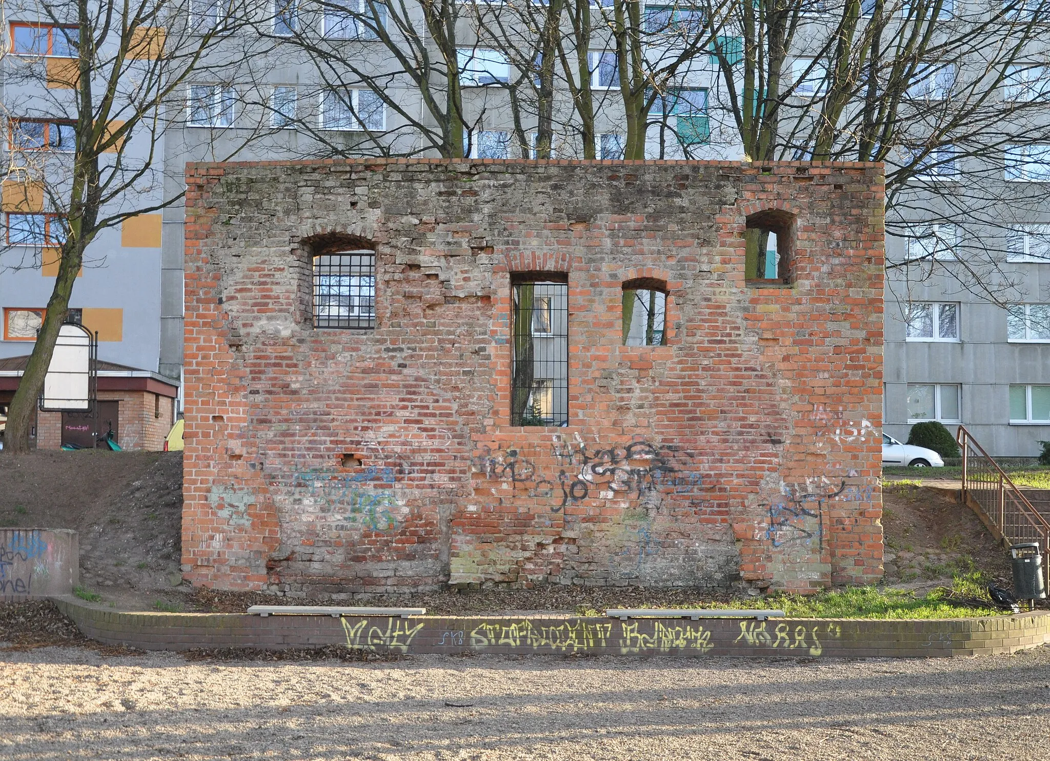 Photo showing: Baszta Więzienna w Kołobrzegu – ujęcie od północnego zachodu