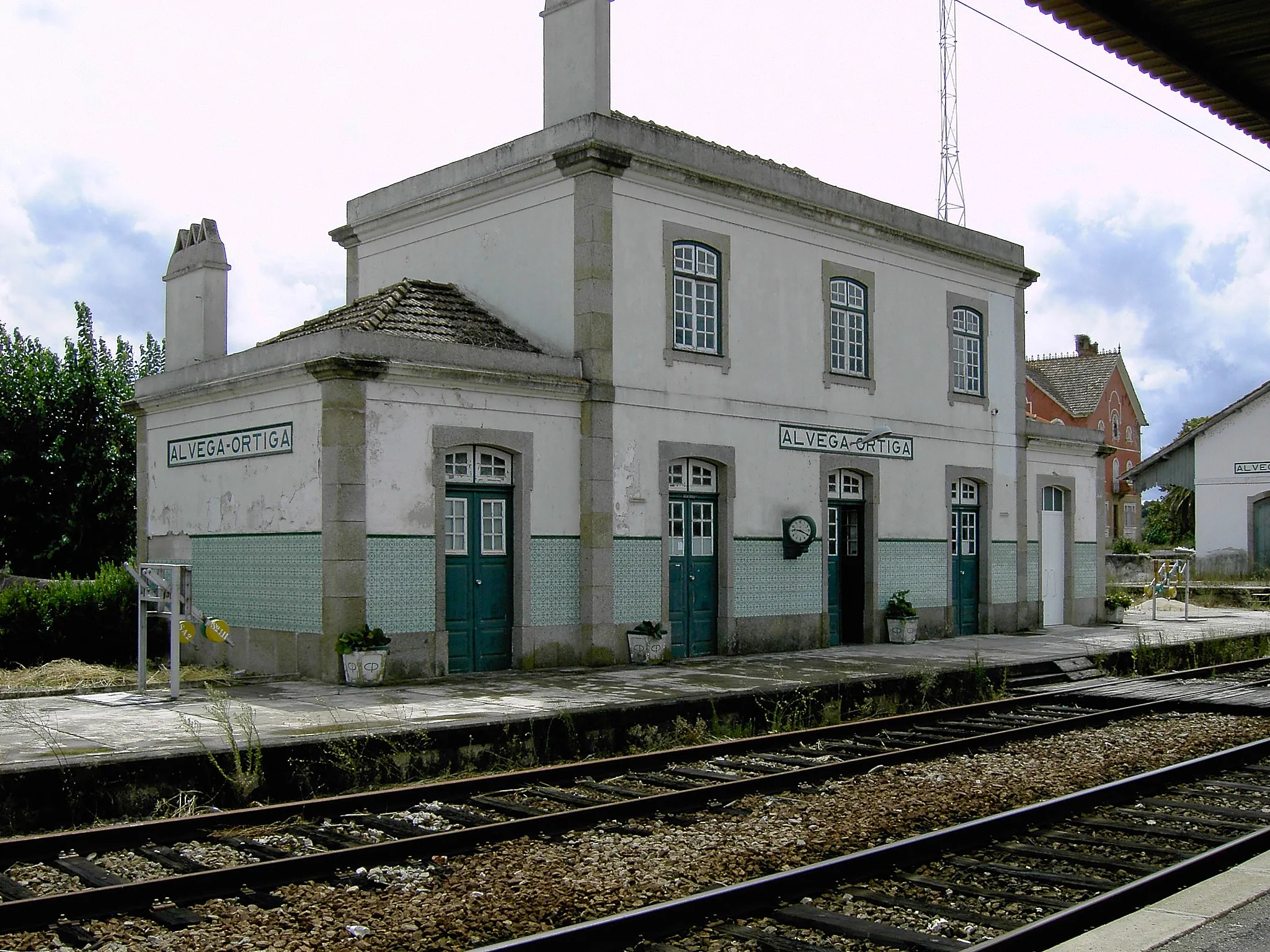 Photo showing: Estação Ferroviária de Alvega-Ortiga