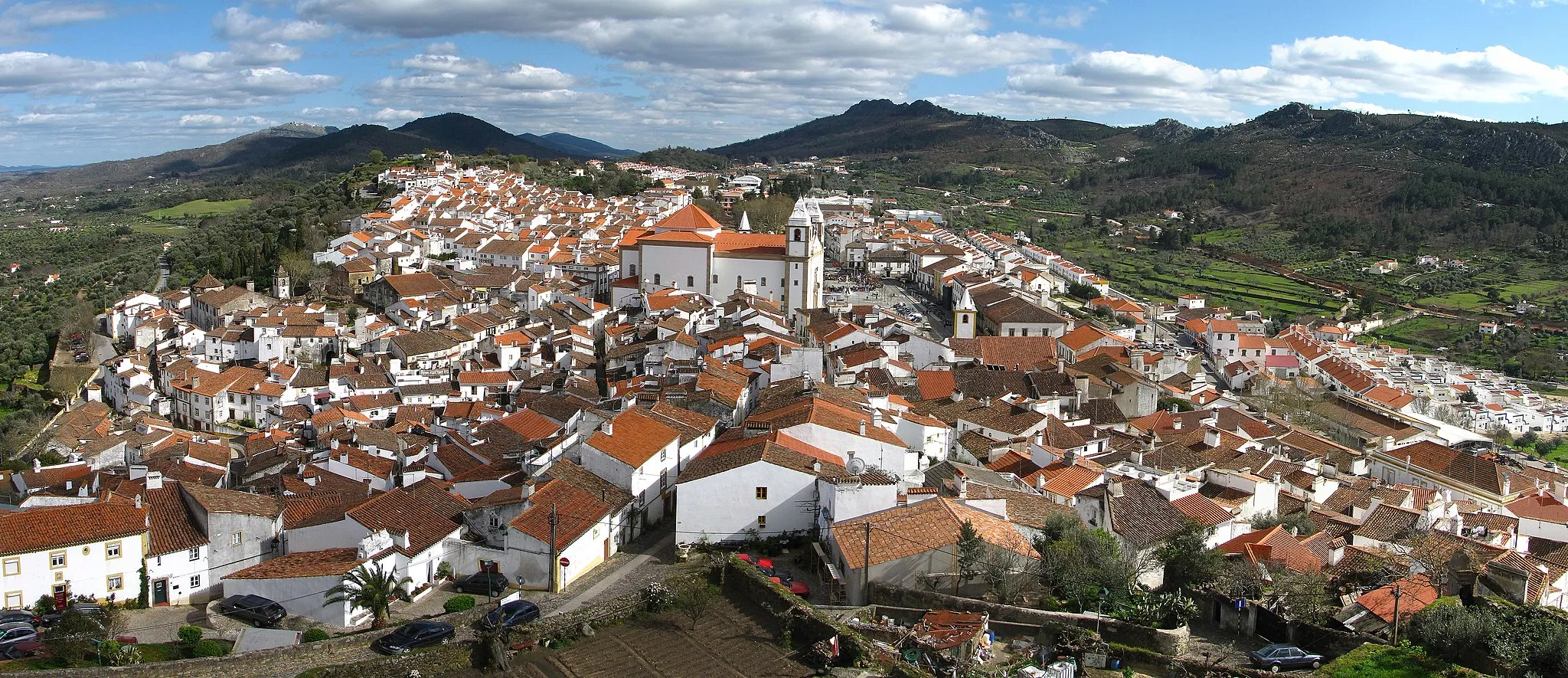 Photo showing: Panoramic view of Castelo de Vide (Portugal)