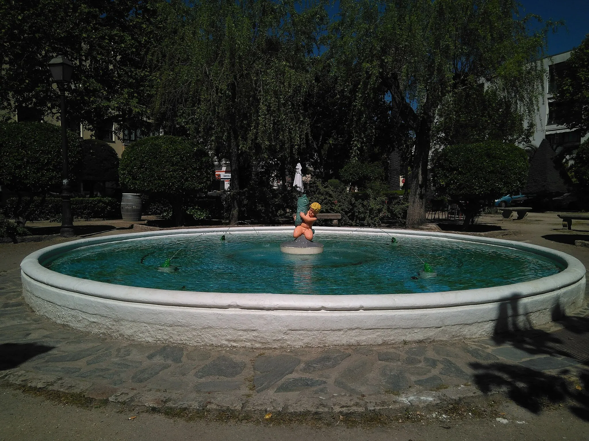 Photo showing: Fuente en el parque conocido como "De las ranas" de Valencia de Alcántara