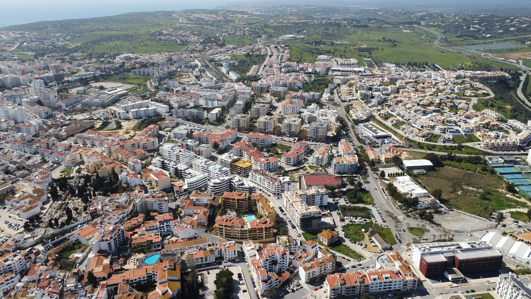 Photo showing: Aerial view of Lagos, Algarve - Portugal.